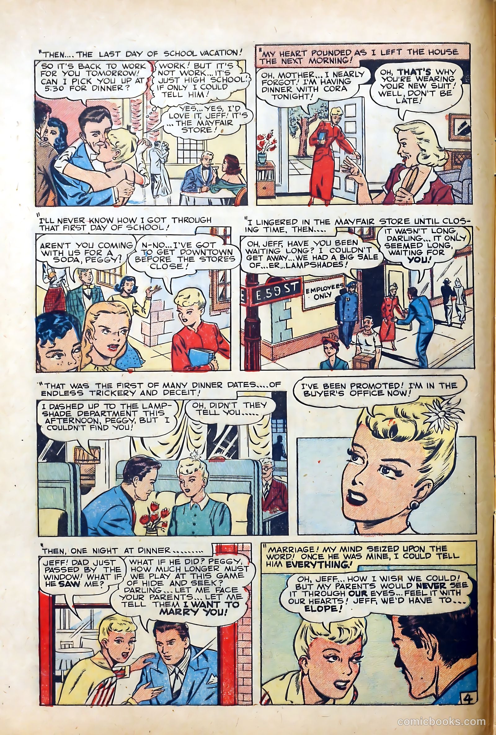 Popular Romance #5 (1949) — page 6 of 36