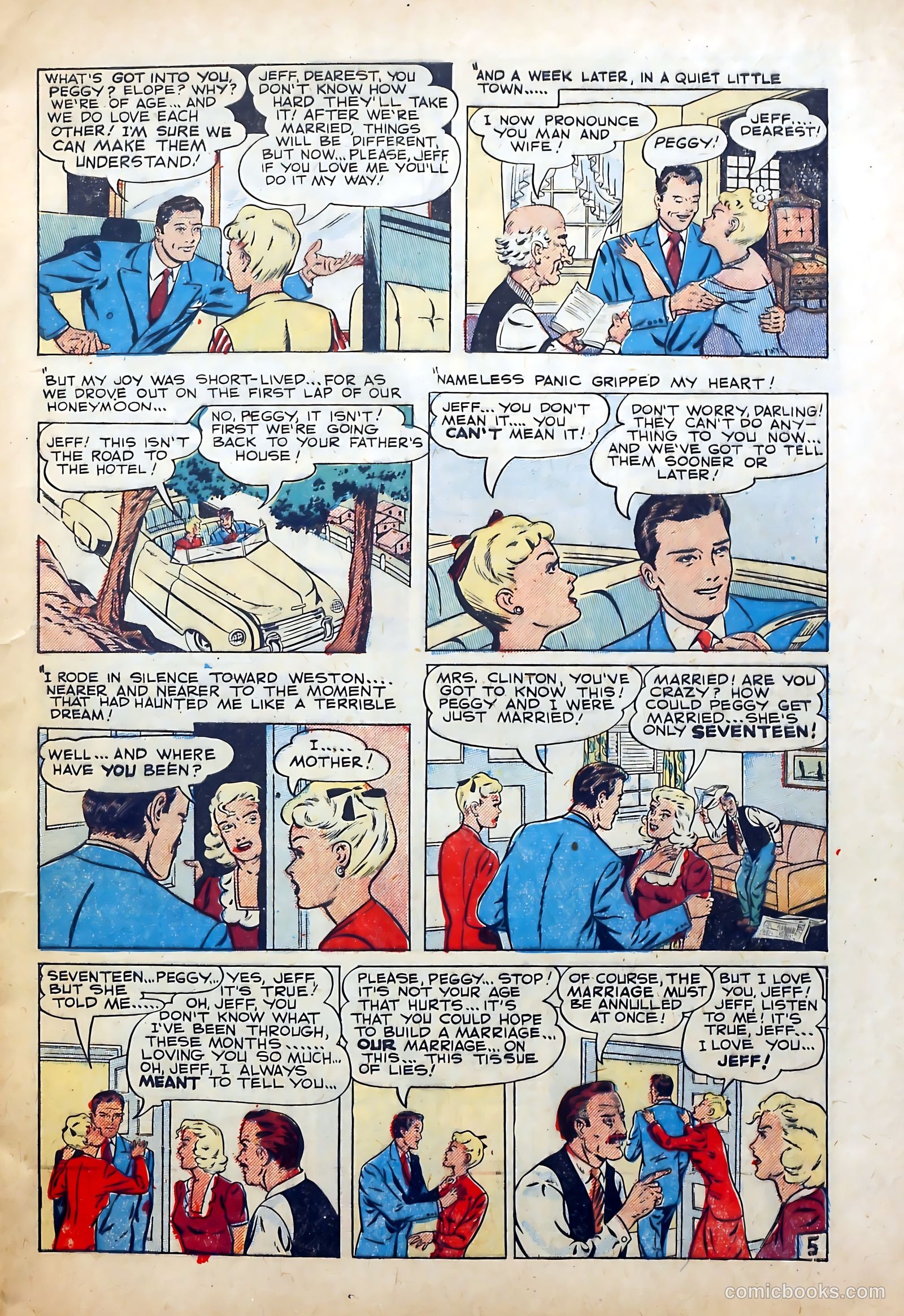 Popular Romance #5 (1949) — page 7 of 36