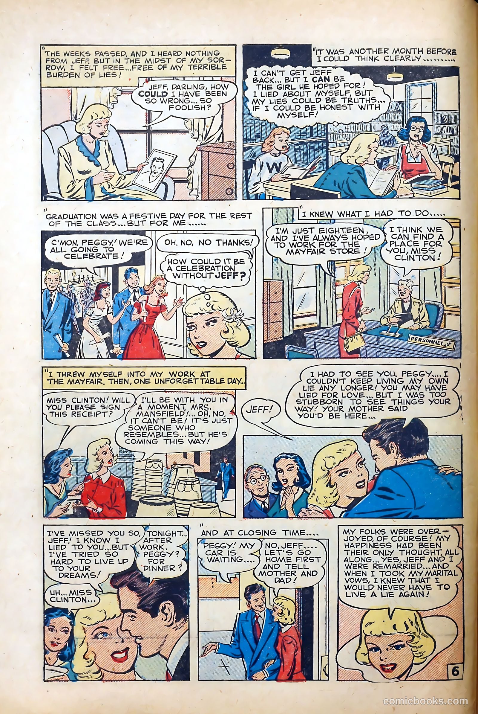 Popular Romance #5 (1949) — page 8 of 36
