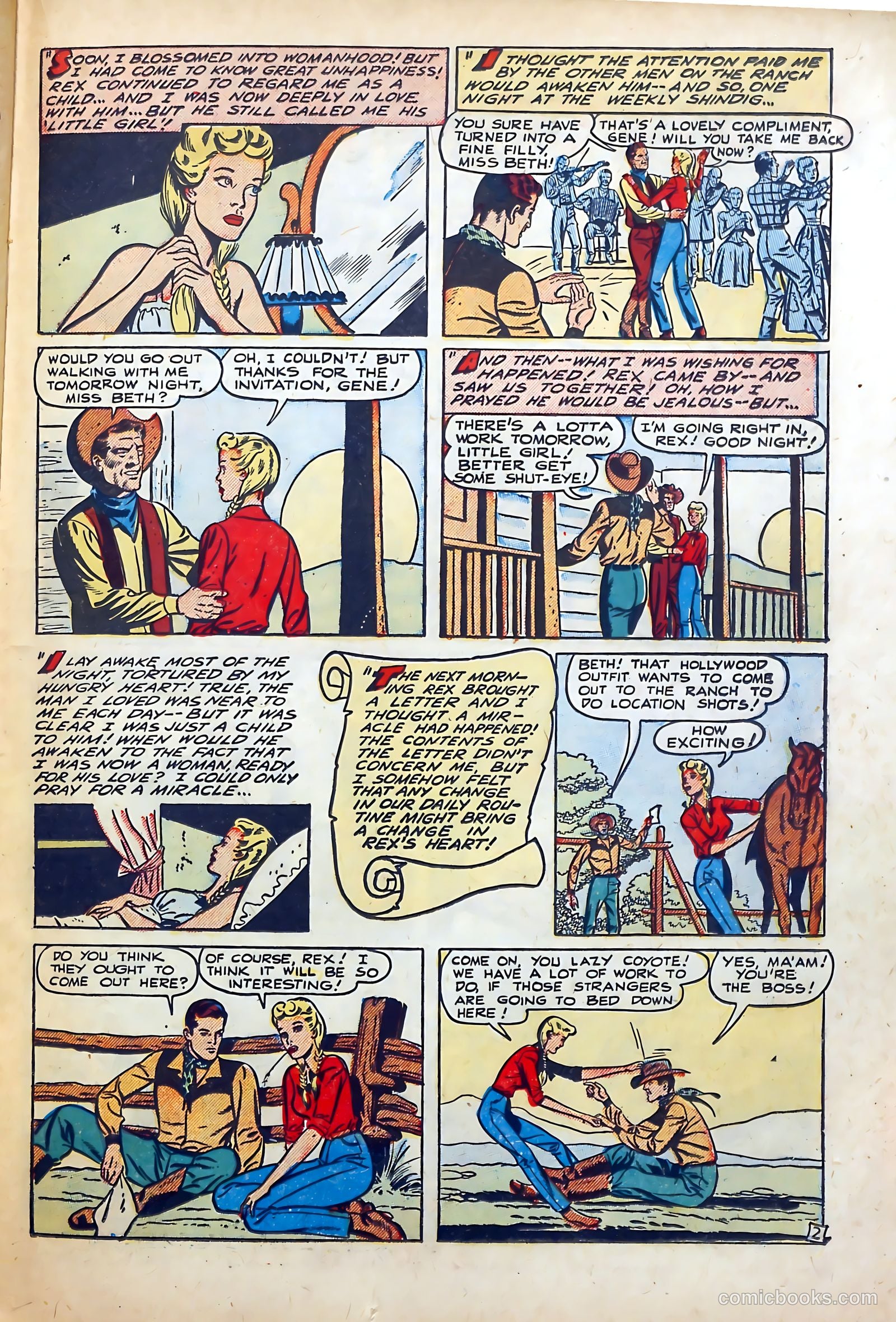 Popular Romance #5 (1949) — page 21 of 36