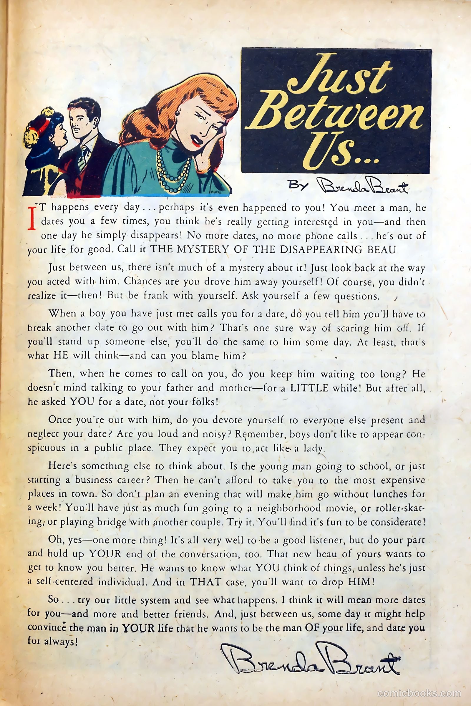 Popular Romance #5 (1949) — page 27 of 36