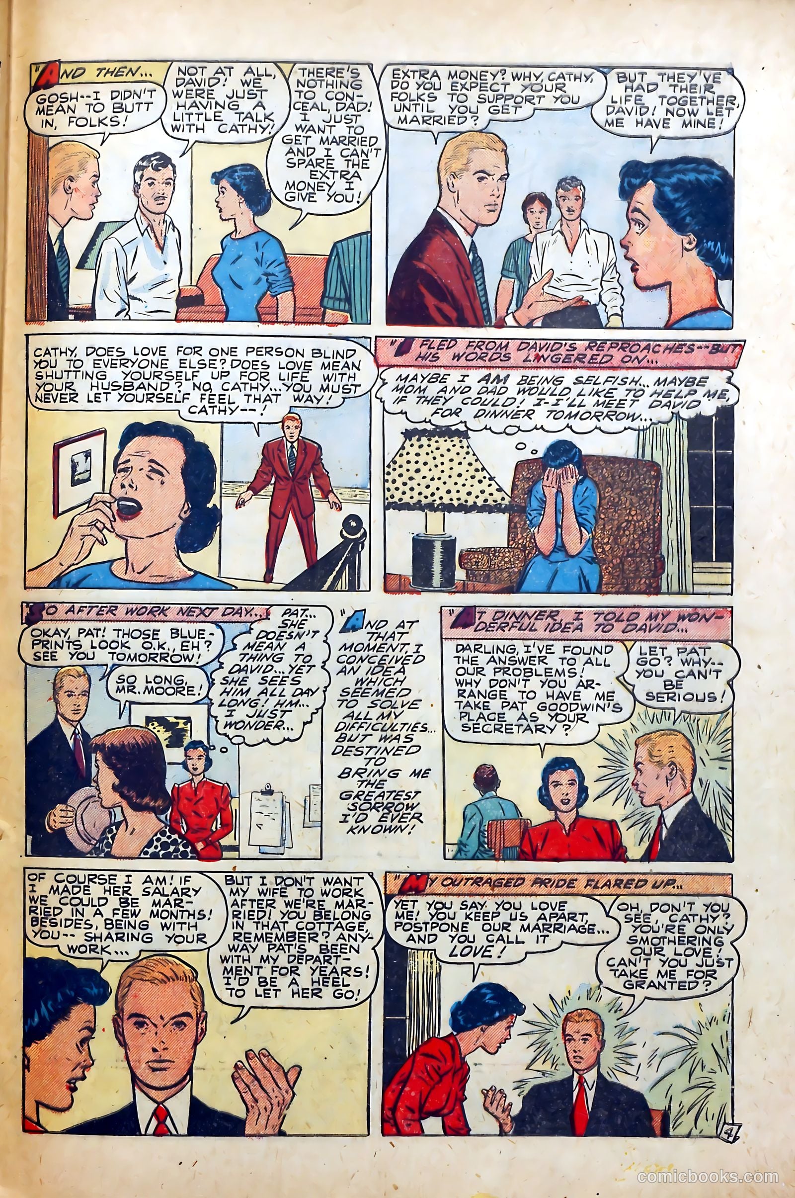 Popular Romance #5 (1949) — page 31 of 36
