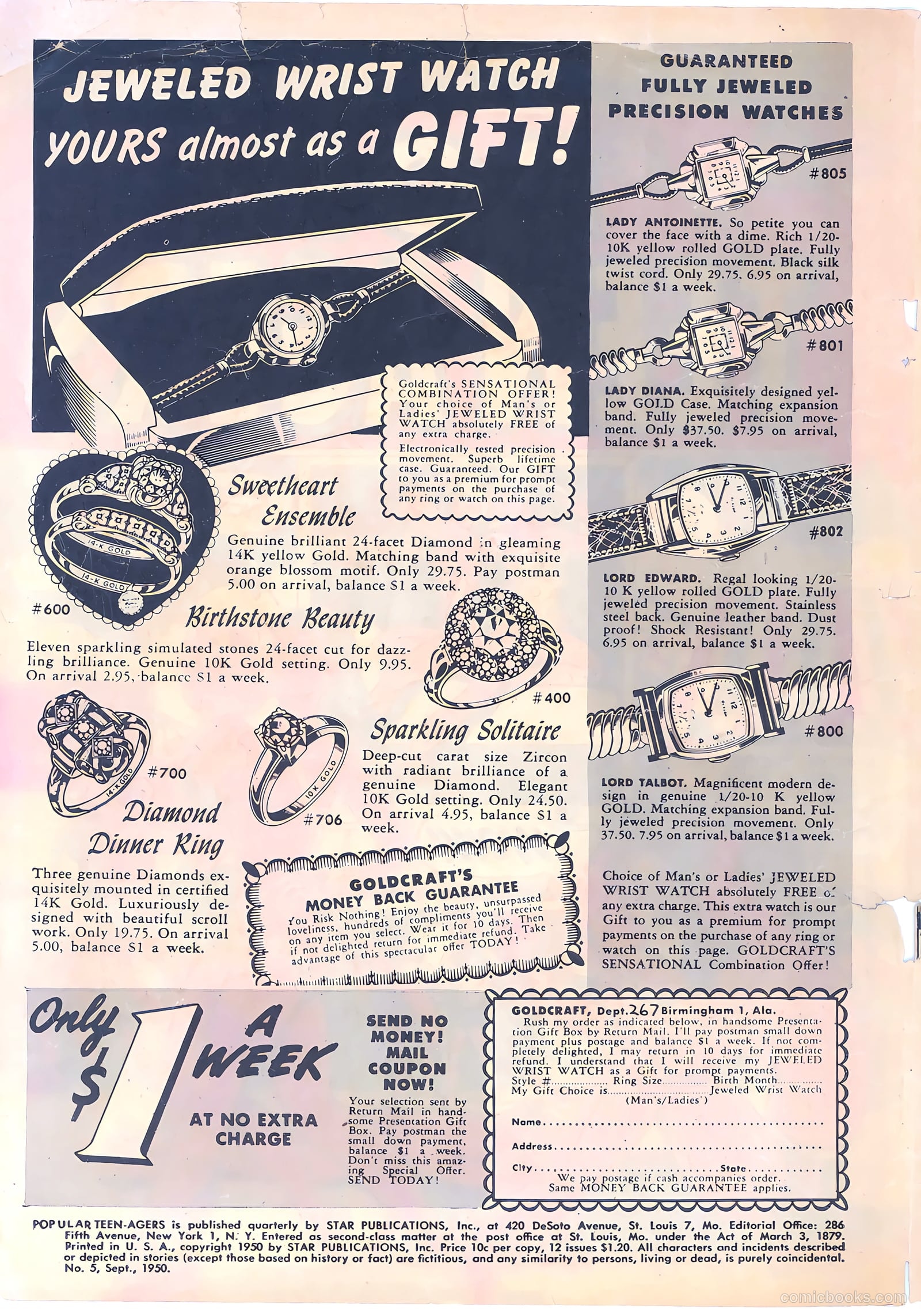 Popular Teen-Agers #5 (1950) — page 2