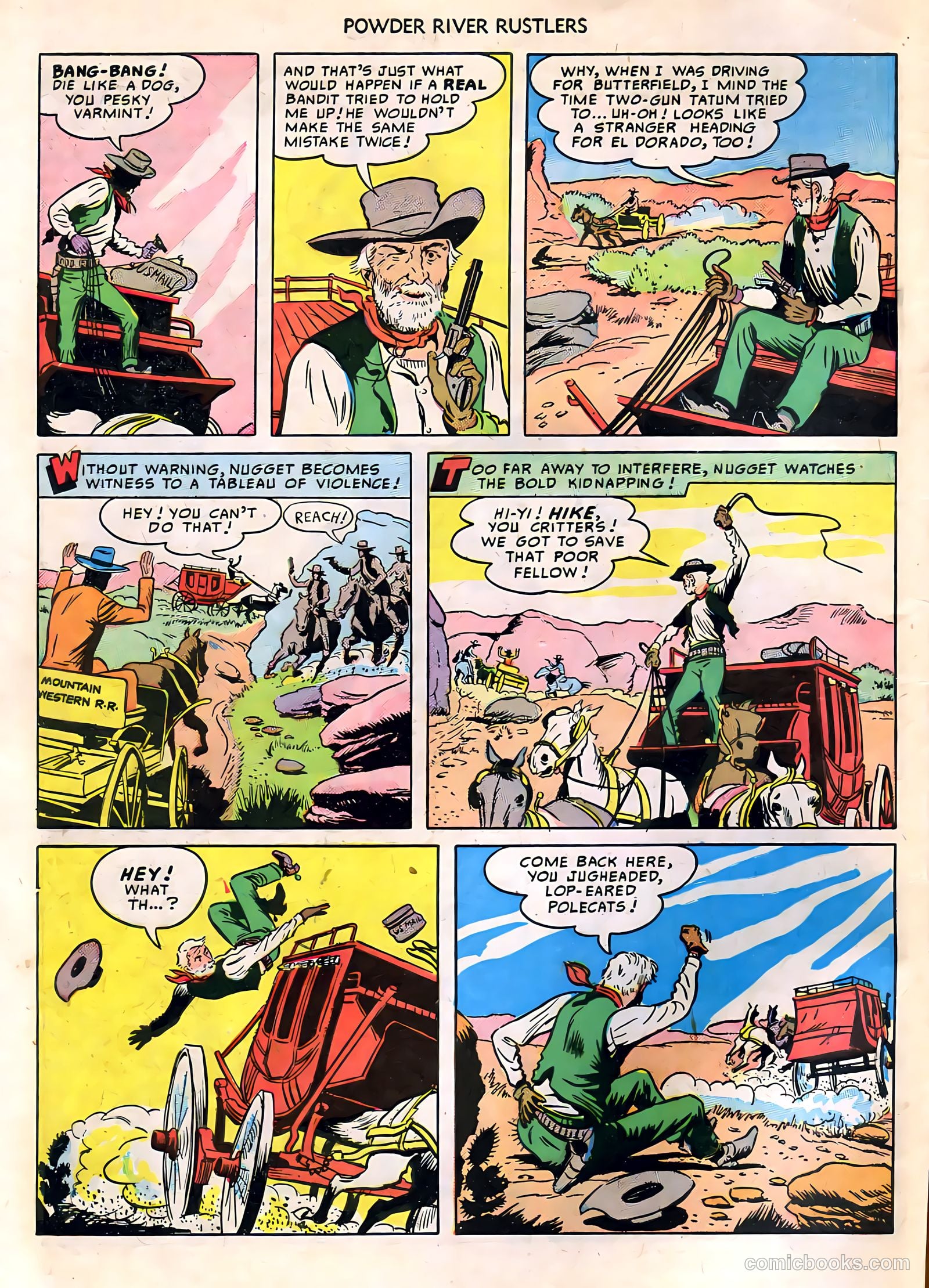 Powder River Rustlers #1 (1950) — page 6 of 35