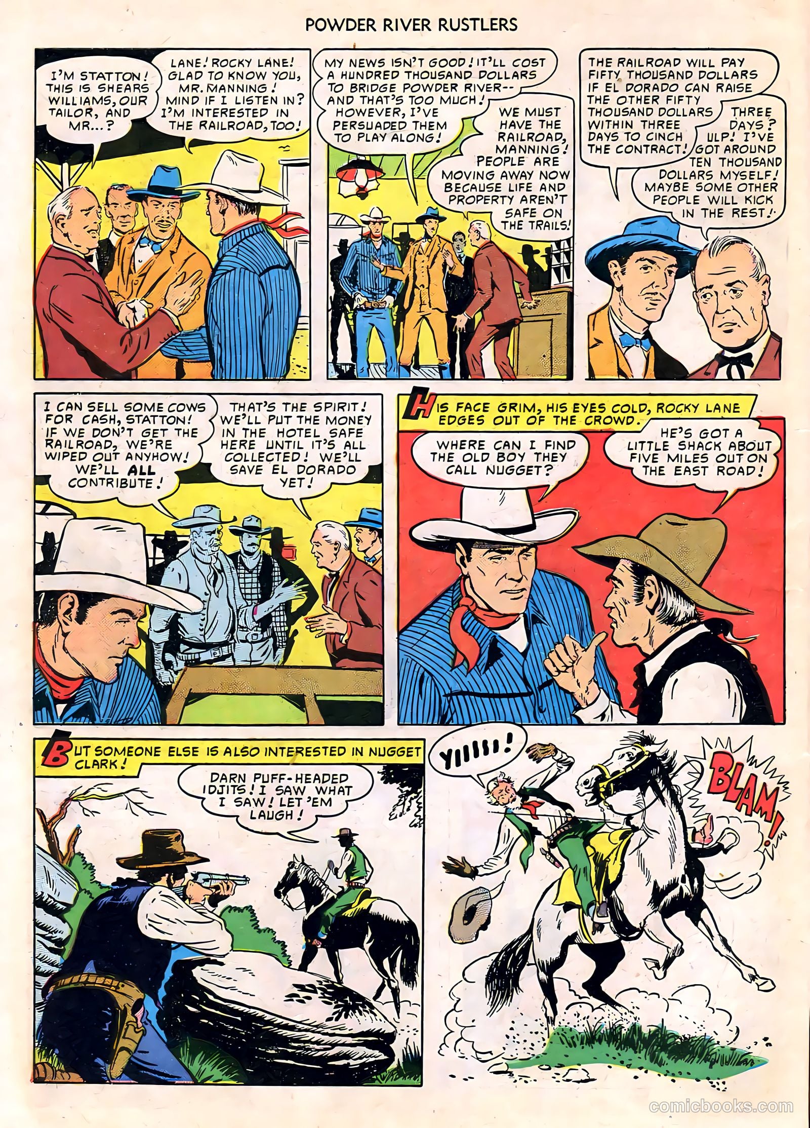 Powder River Rustlers #1 (1950) — page 10 of 35