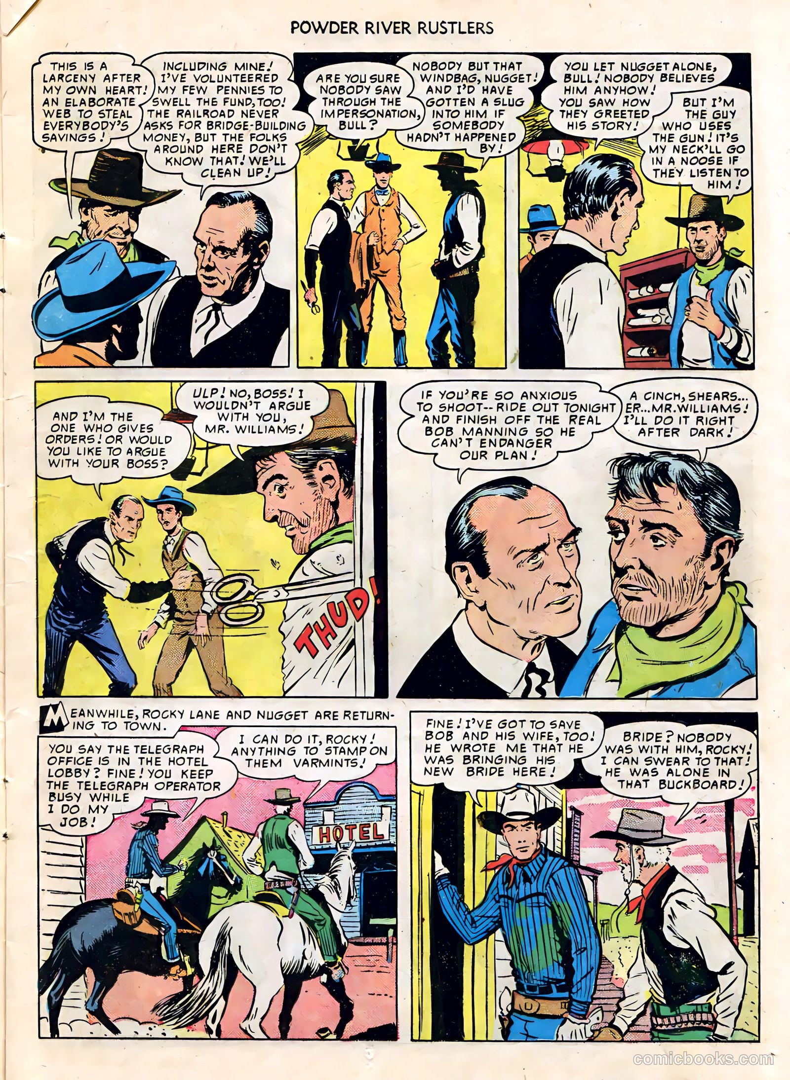 Powder River Rustlers #1 (1950) — page 13 of 35