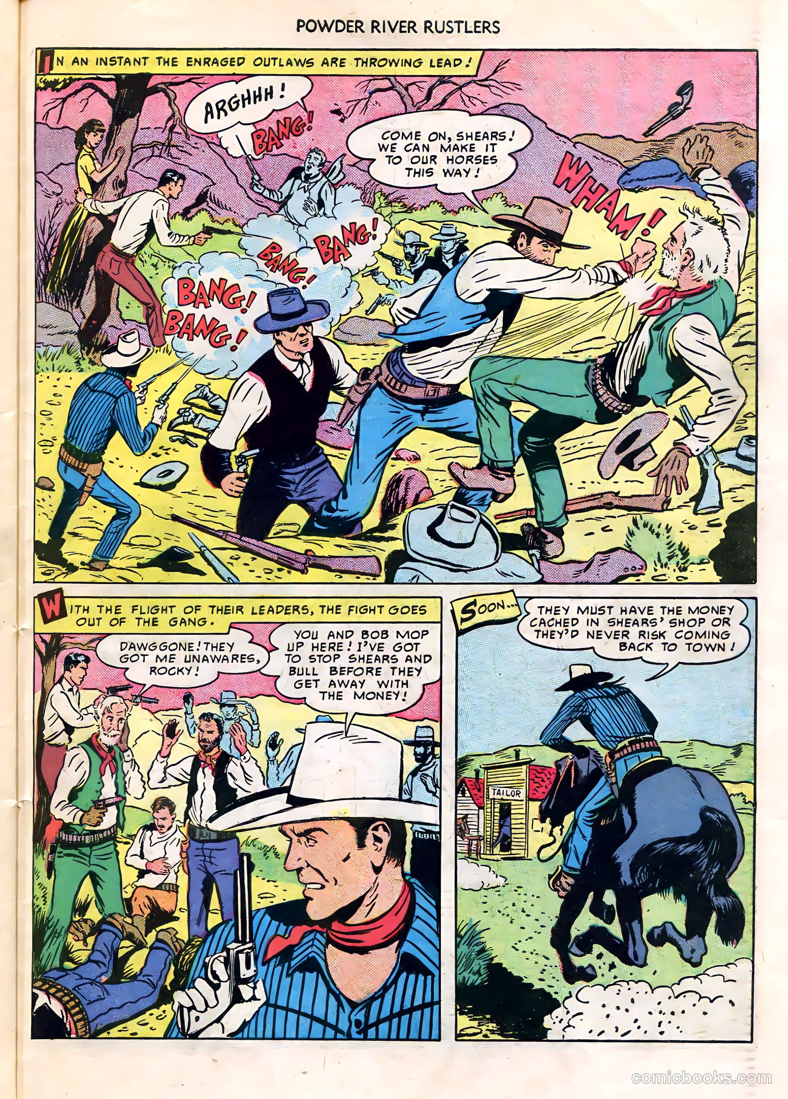 Powder River Rustlers #1 (1950) — page 30 of 35