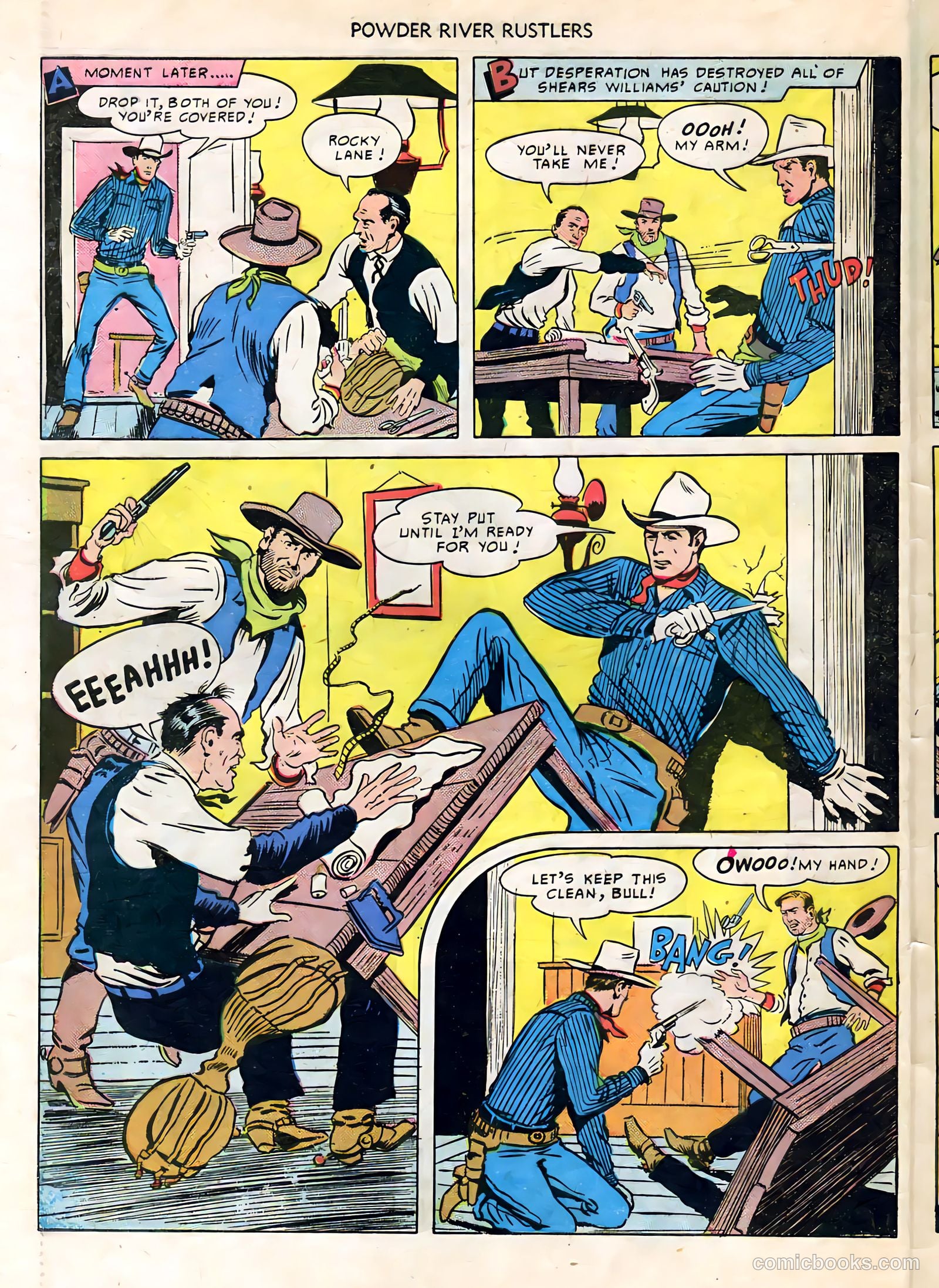 Powder River Rustlers #1 (1950) — page 31 of 35
