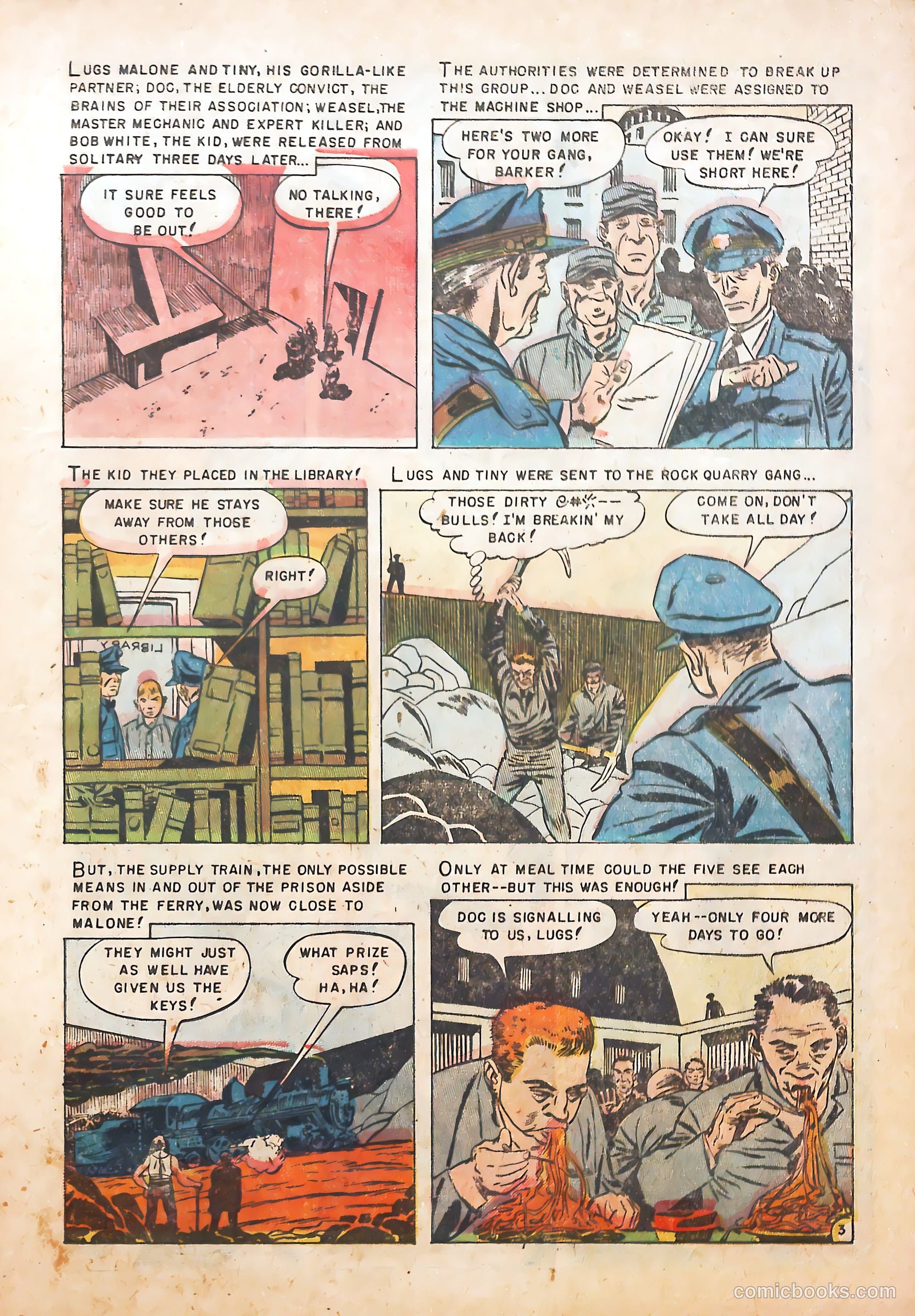 Prison Break! #5 (1952) — page 5 of 35