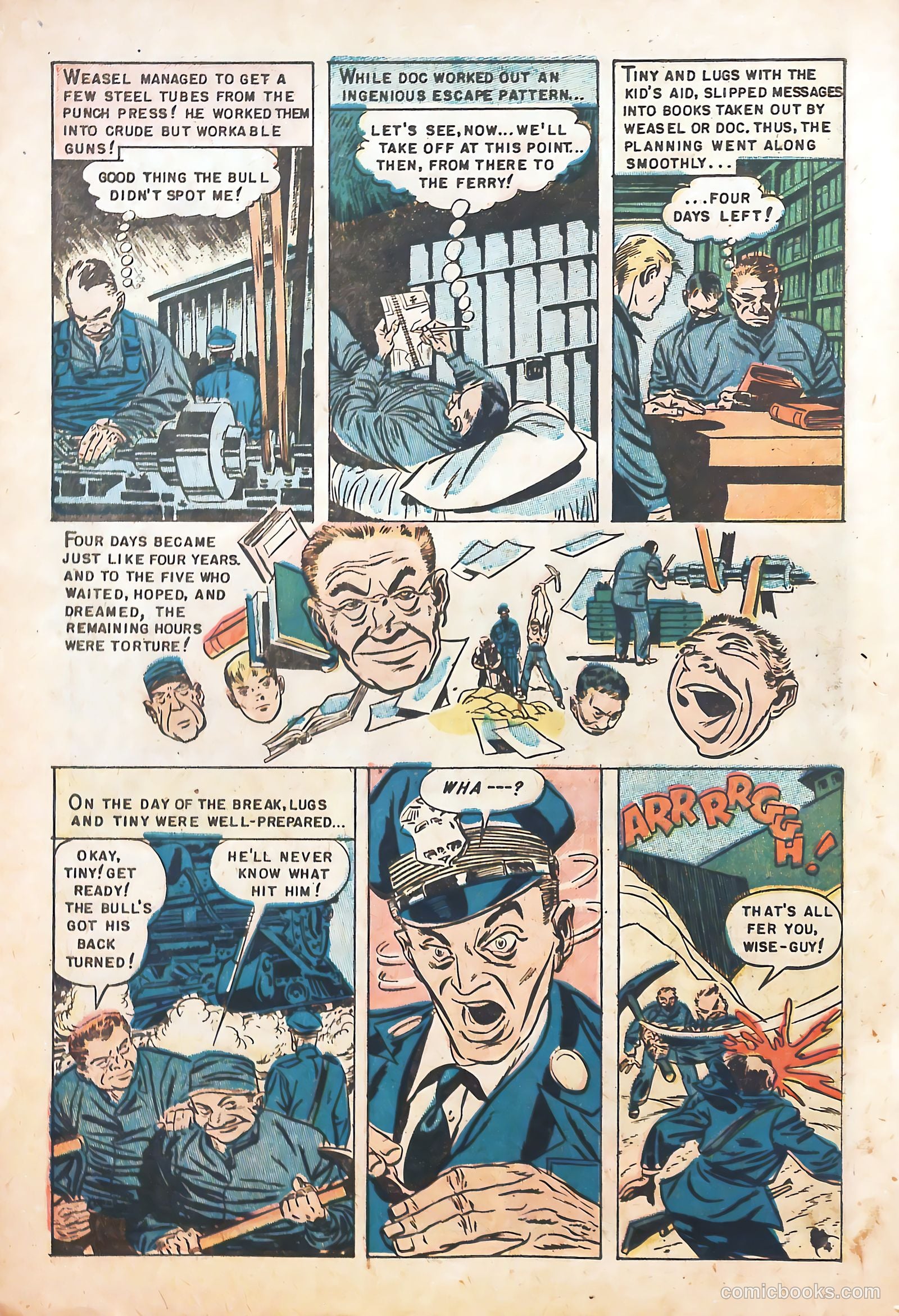 Prison Break! #5 (1952) — page 6 of 35