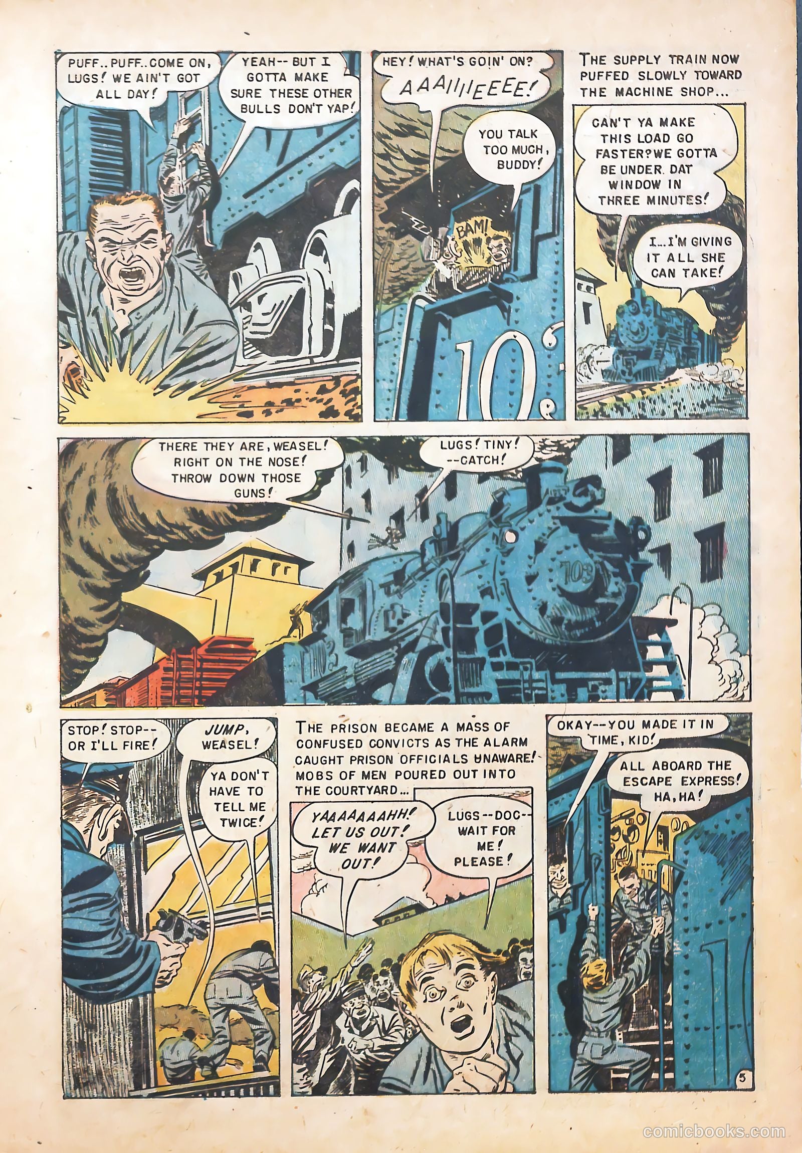Prison Break! #5 (1952) — page 7 of 35