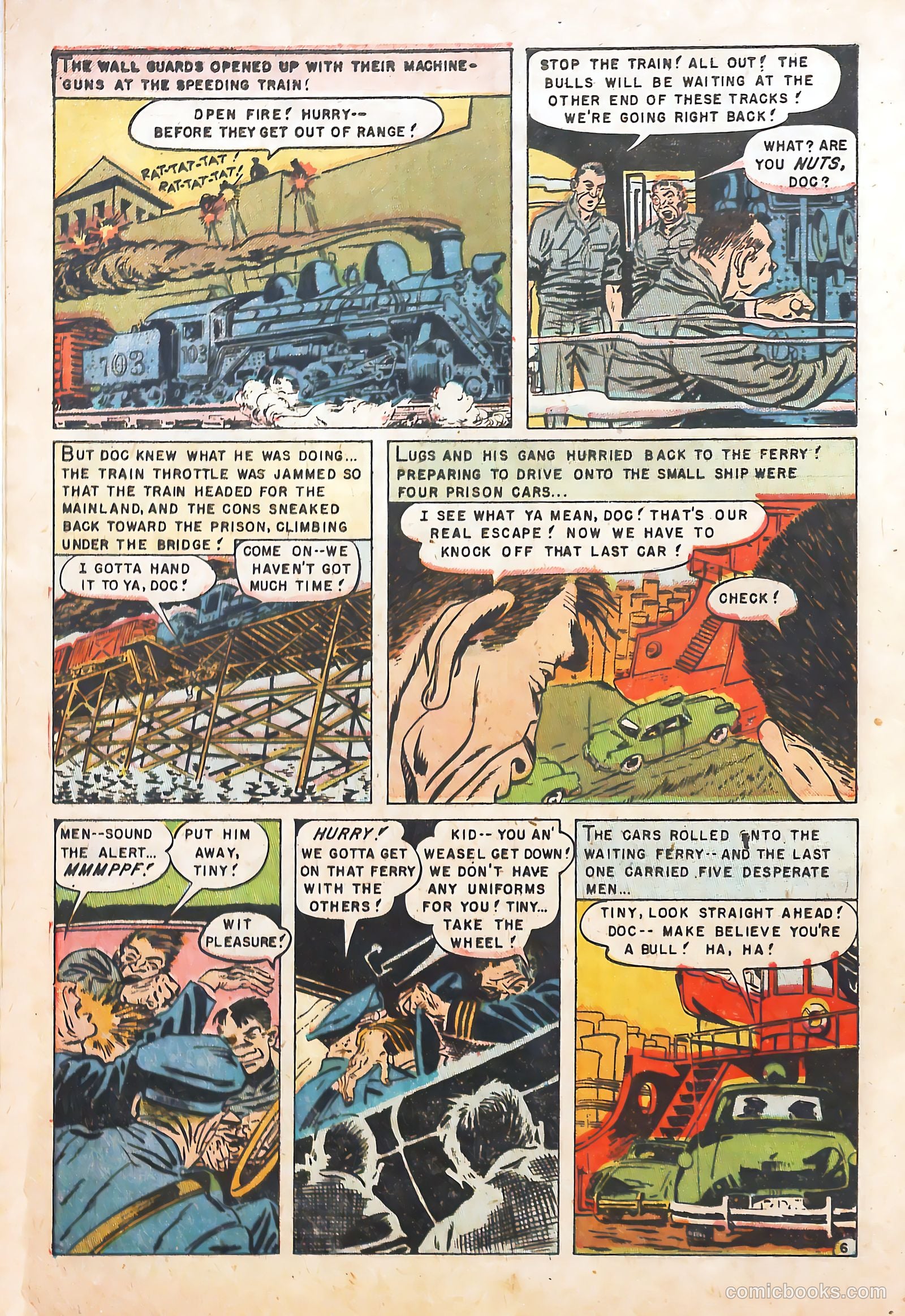 Prison Break! #5 (1952) — page 8 of 35