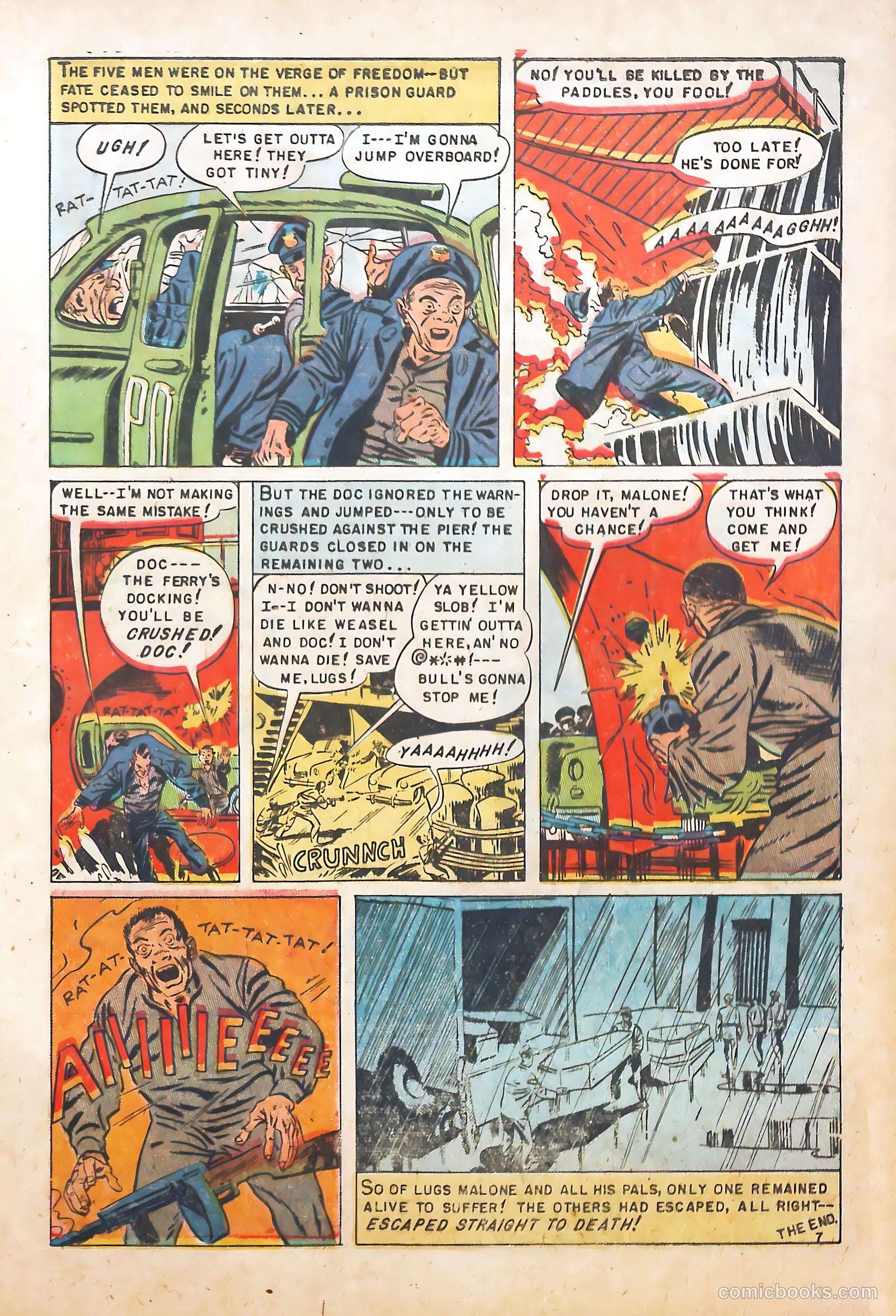 Prison Break! #5 (1952) — page 9 of 35