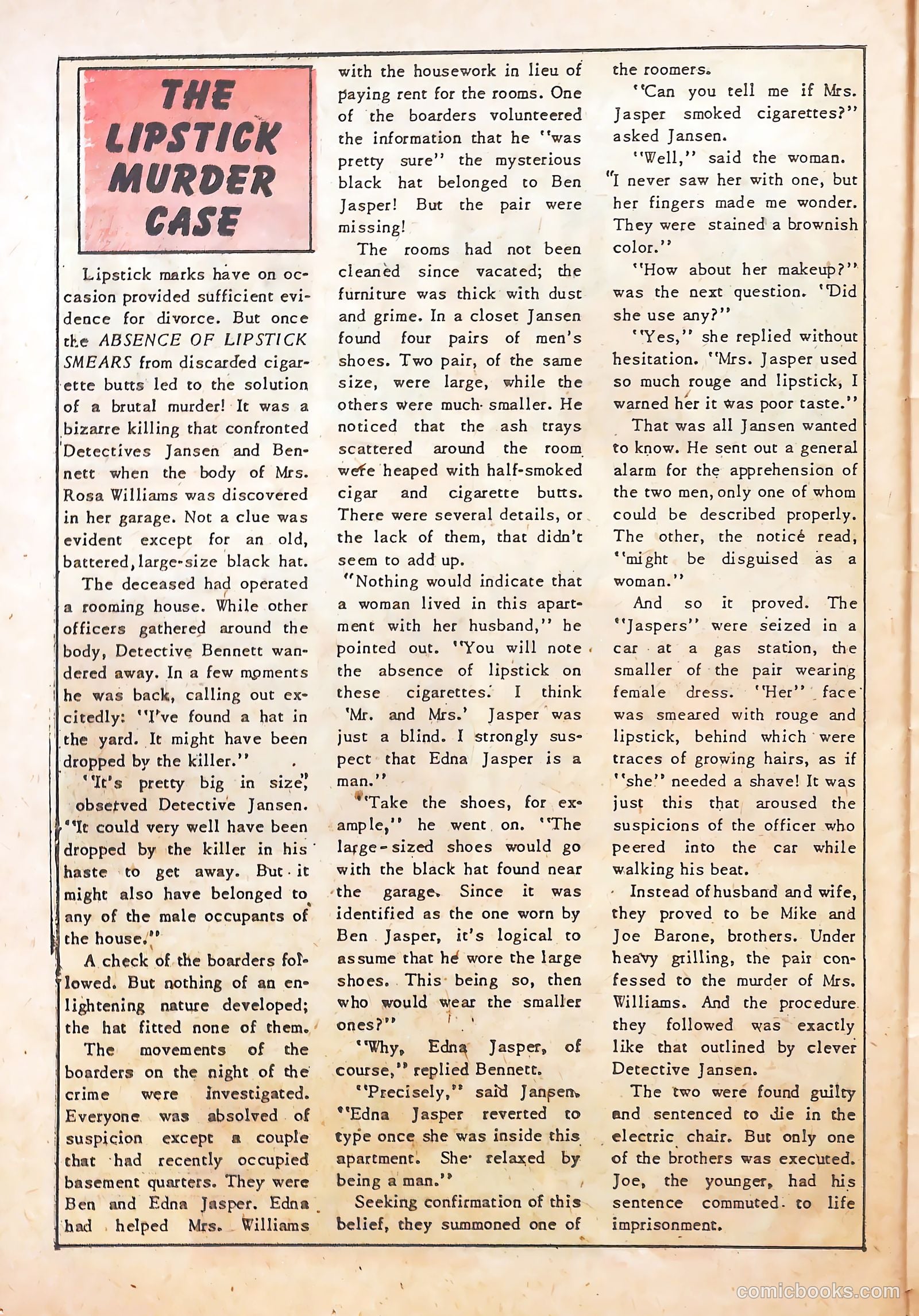 Prison Break! #5 (1952) — page 26 of 35