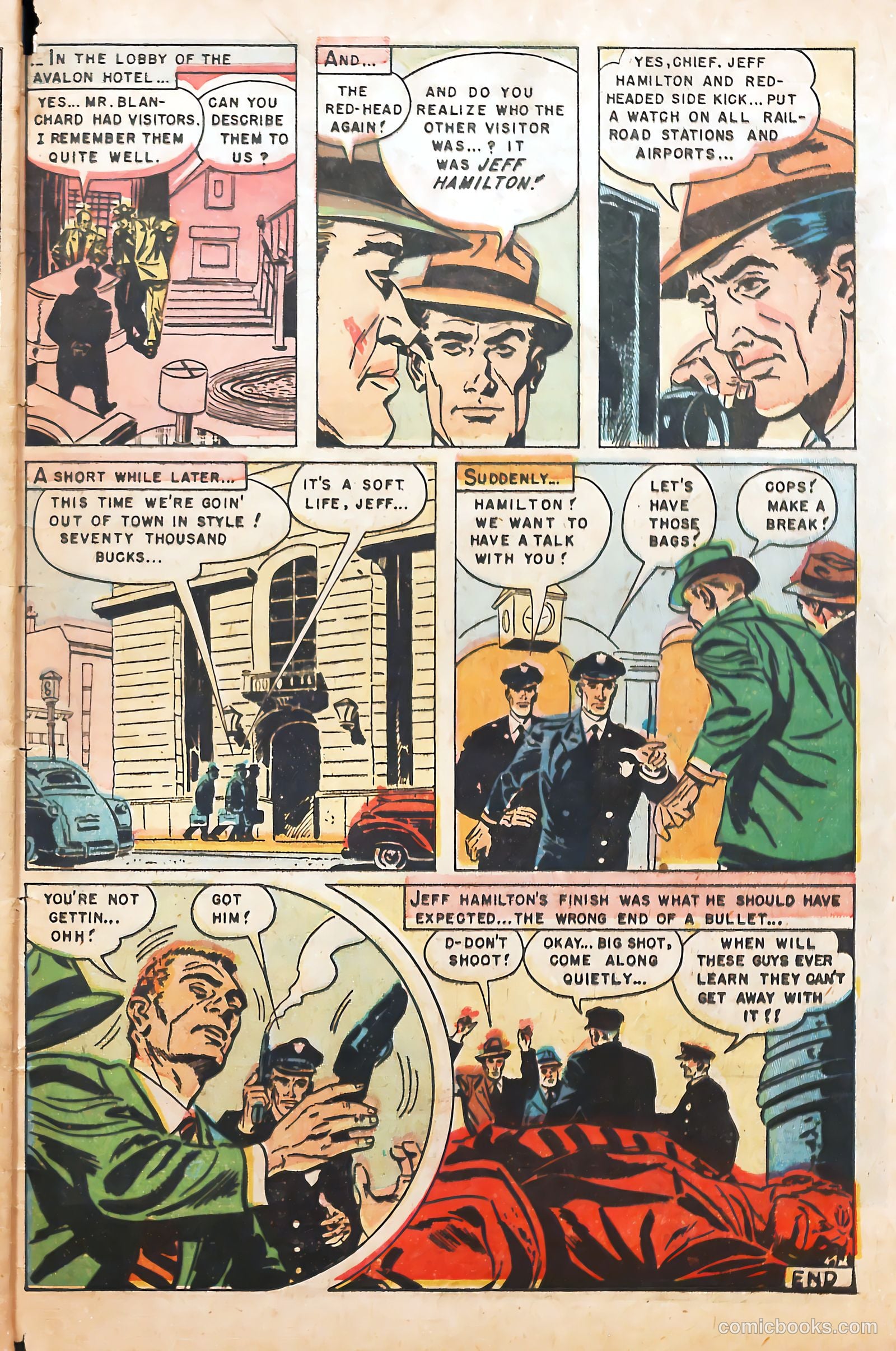 Prison Break! #5 (1952) — page 33 of 35
