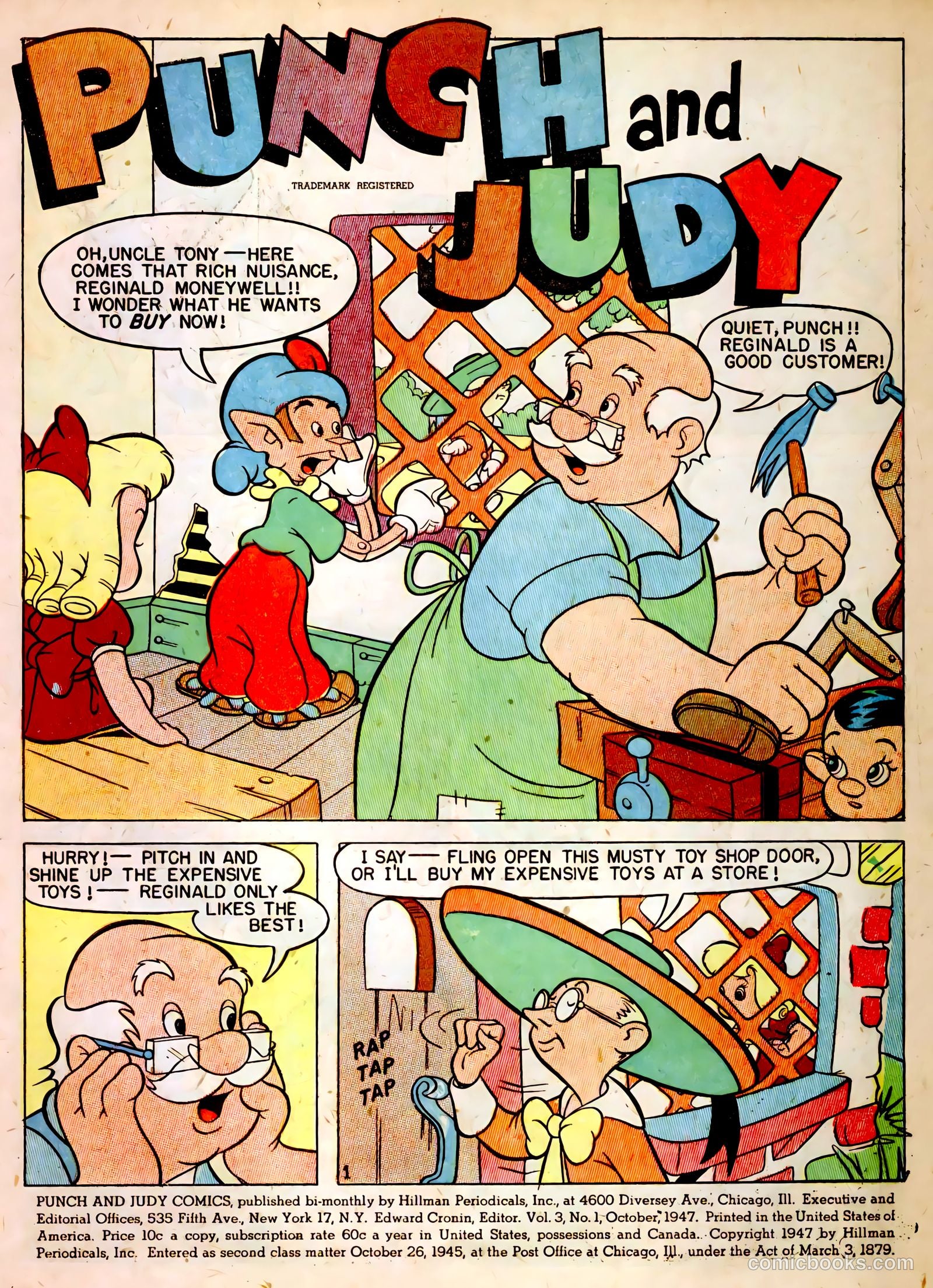 Punch and Judy Comics #1 (1944, Hillman) — page 3 of 52