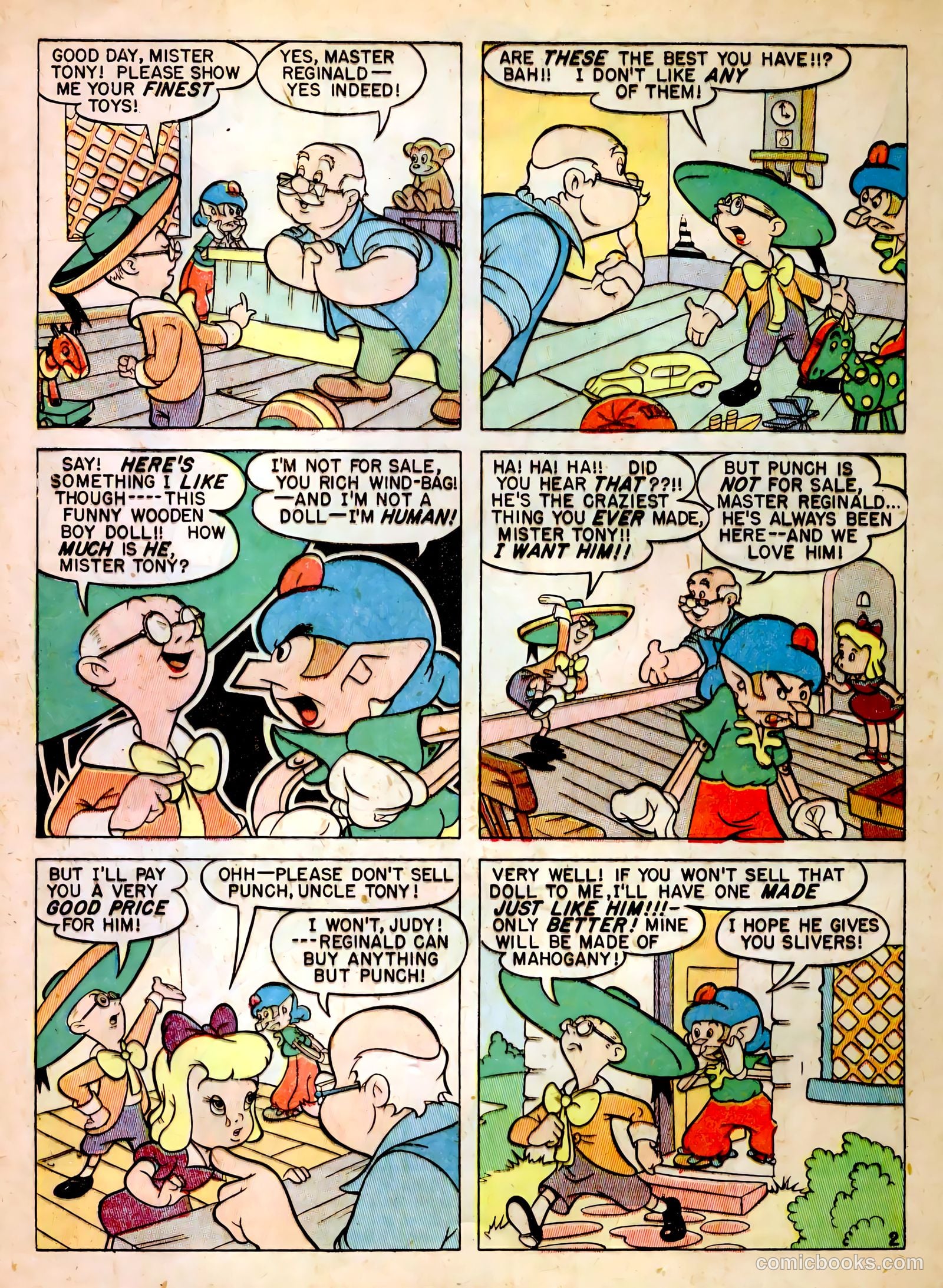 Punch and Judy Comics #1 (1944, Hillman) — page 4 of 52