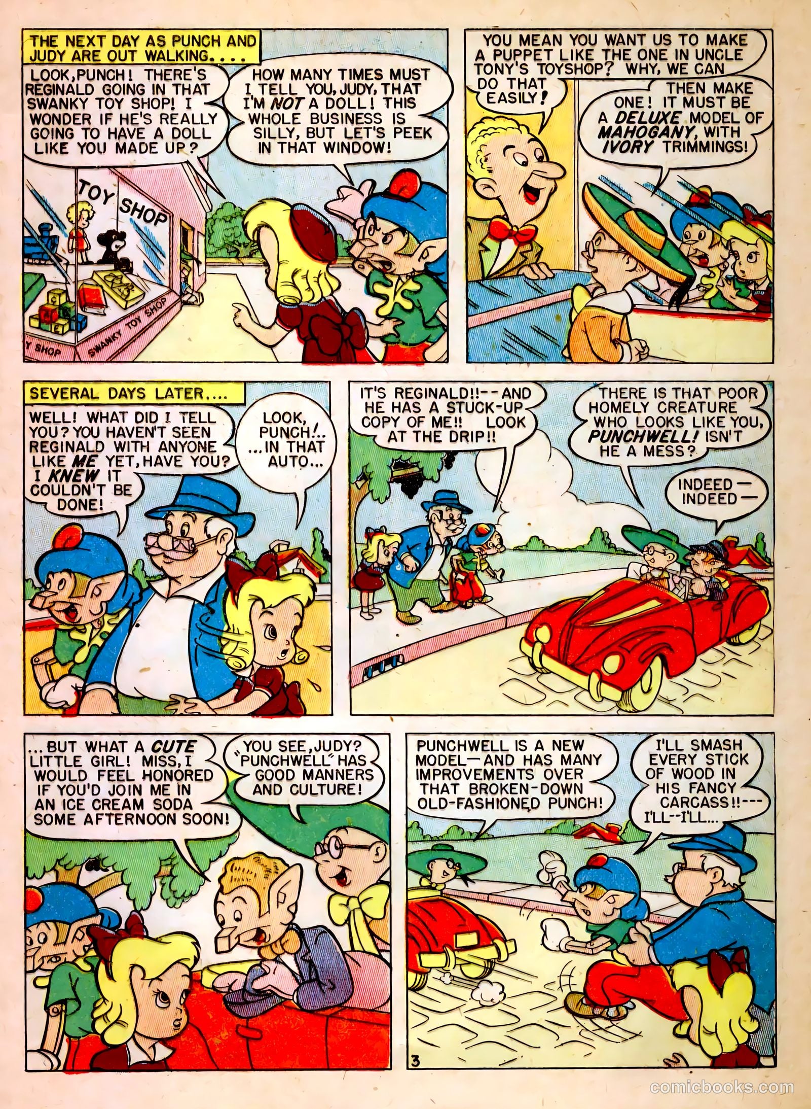 Punch and Judy Comics #1 (1944, Hillman) — page 5 of 52
