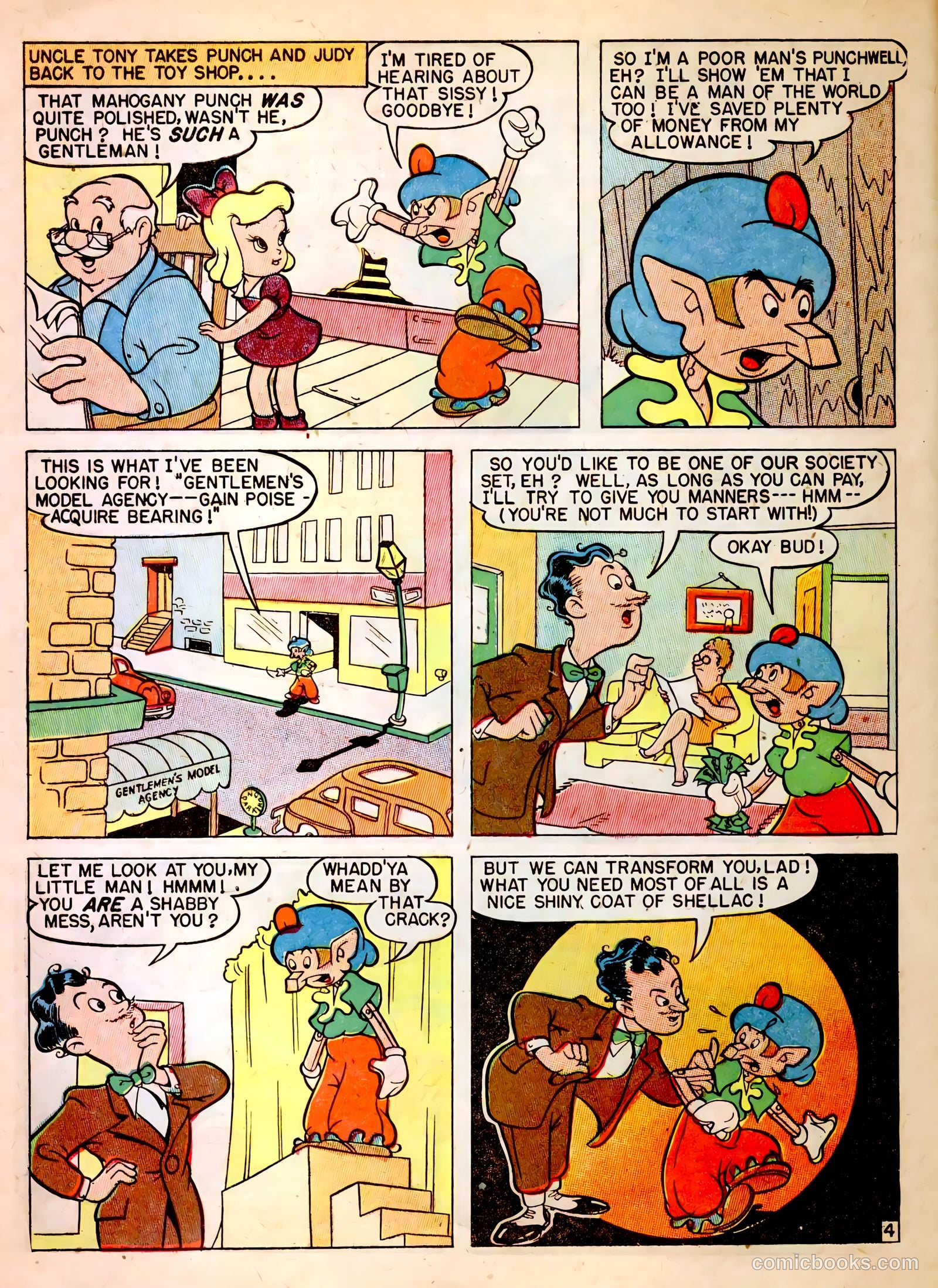 Punch and Judy Comics #1 (1944, Hillman) — page 6 of 52