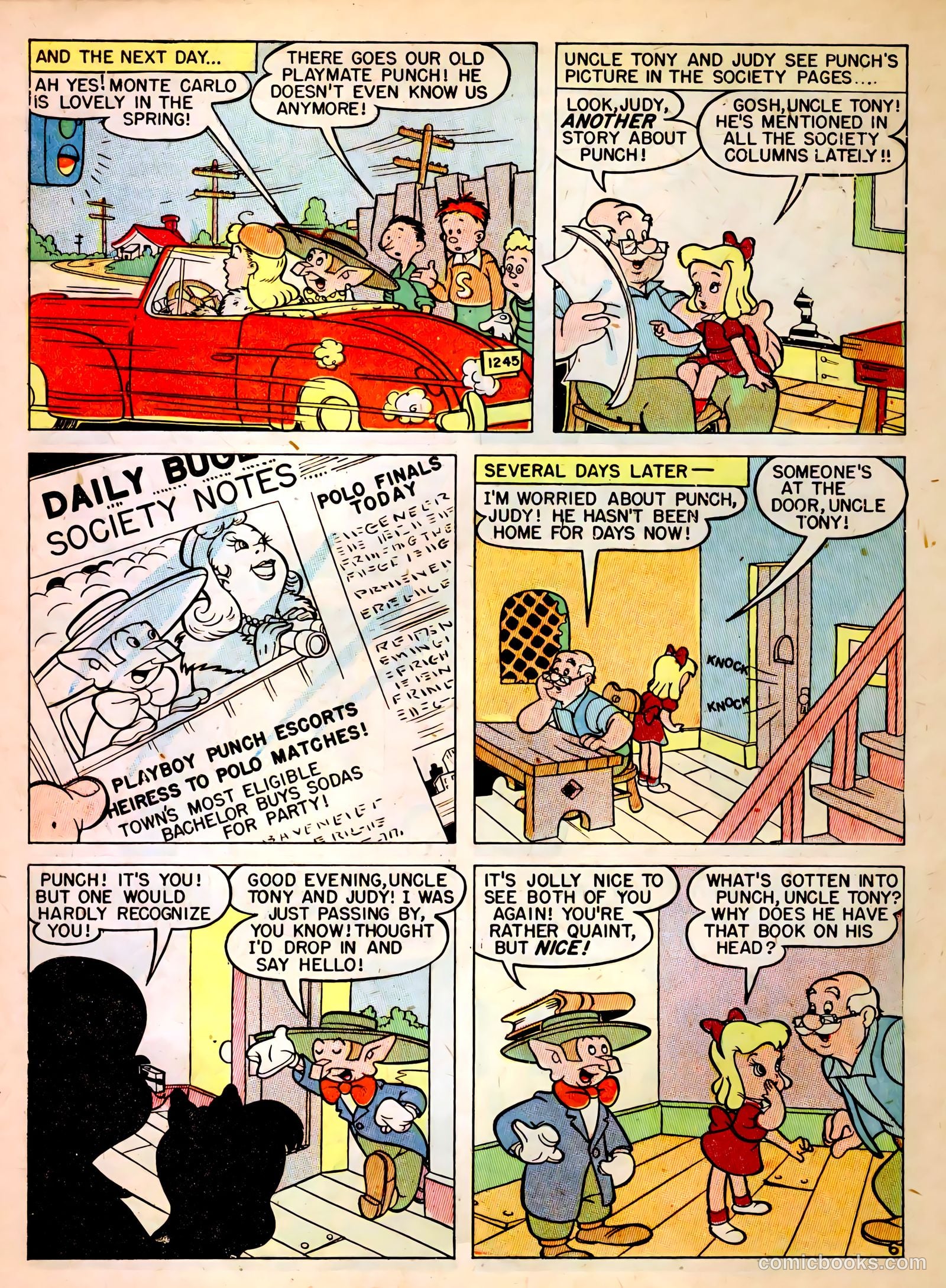 Punch and Judy Comics #1 (1944, Hillman) — page 8 of 52