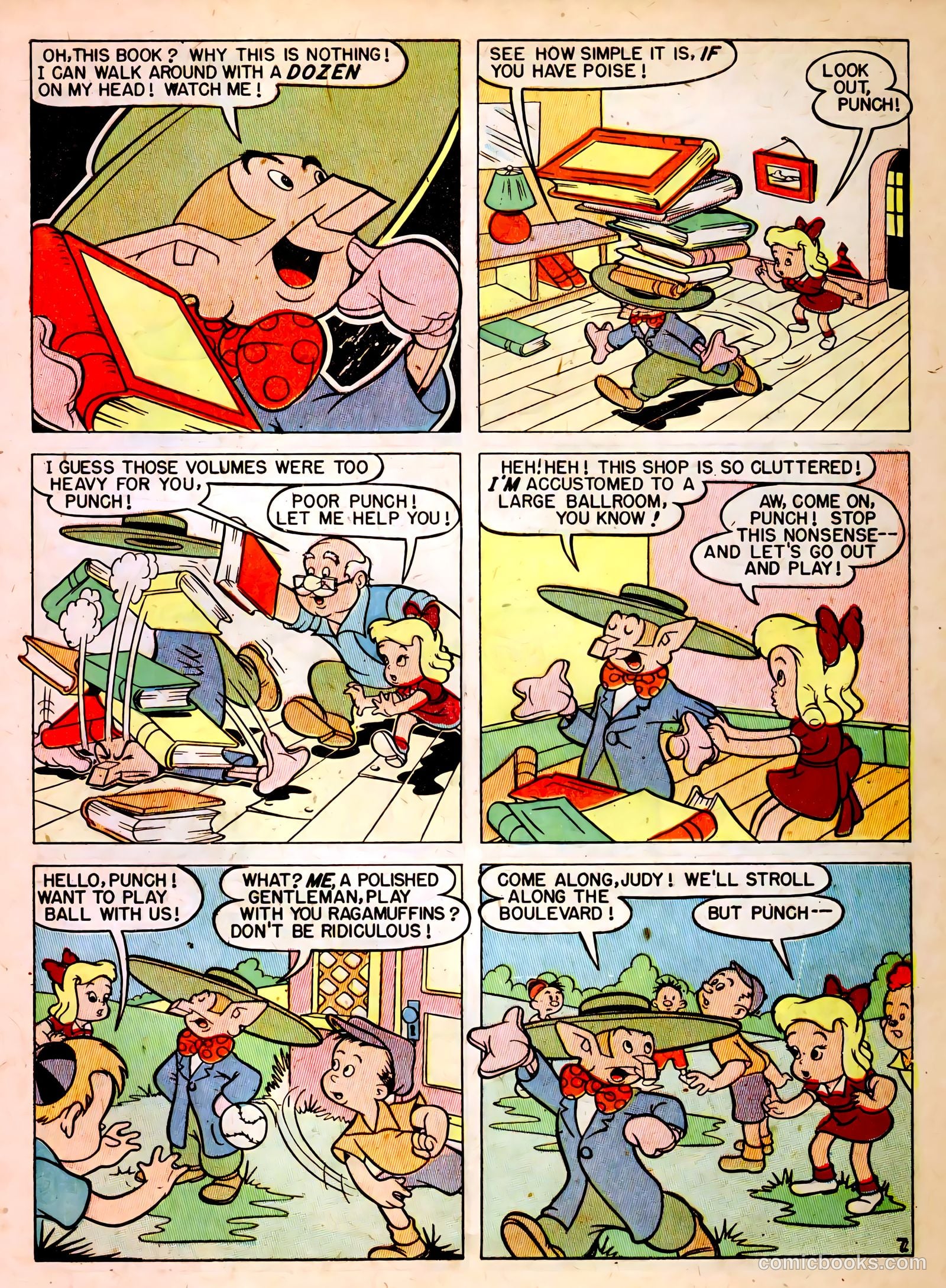 Punch and Judy Comics #1 (1944, Hillman) — page 9 of 52