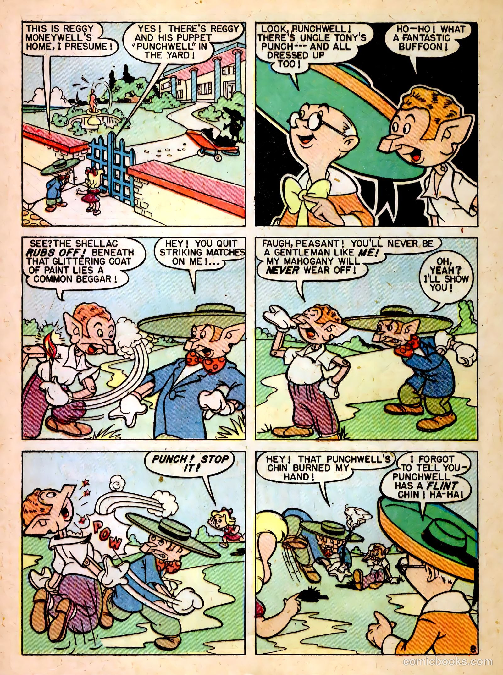 Punch and Judy Comics #1 (1944, Hillman) — page 10 of 52