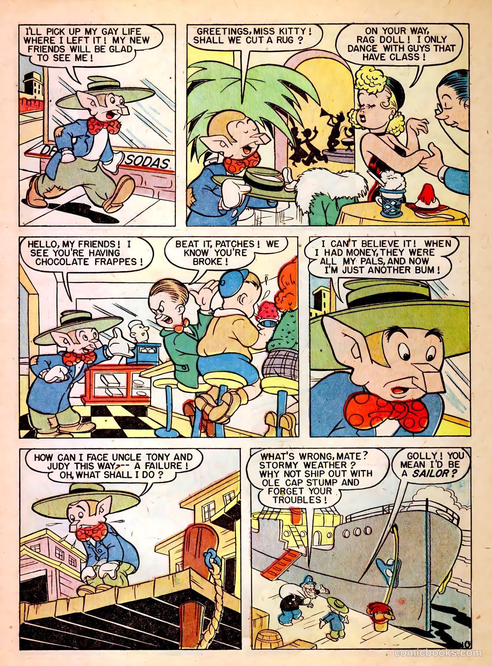 Punch and Judy Comics #1 (1944, Hillman) — page 12 of 52