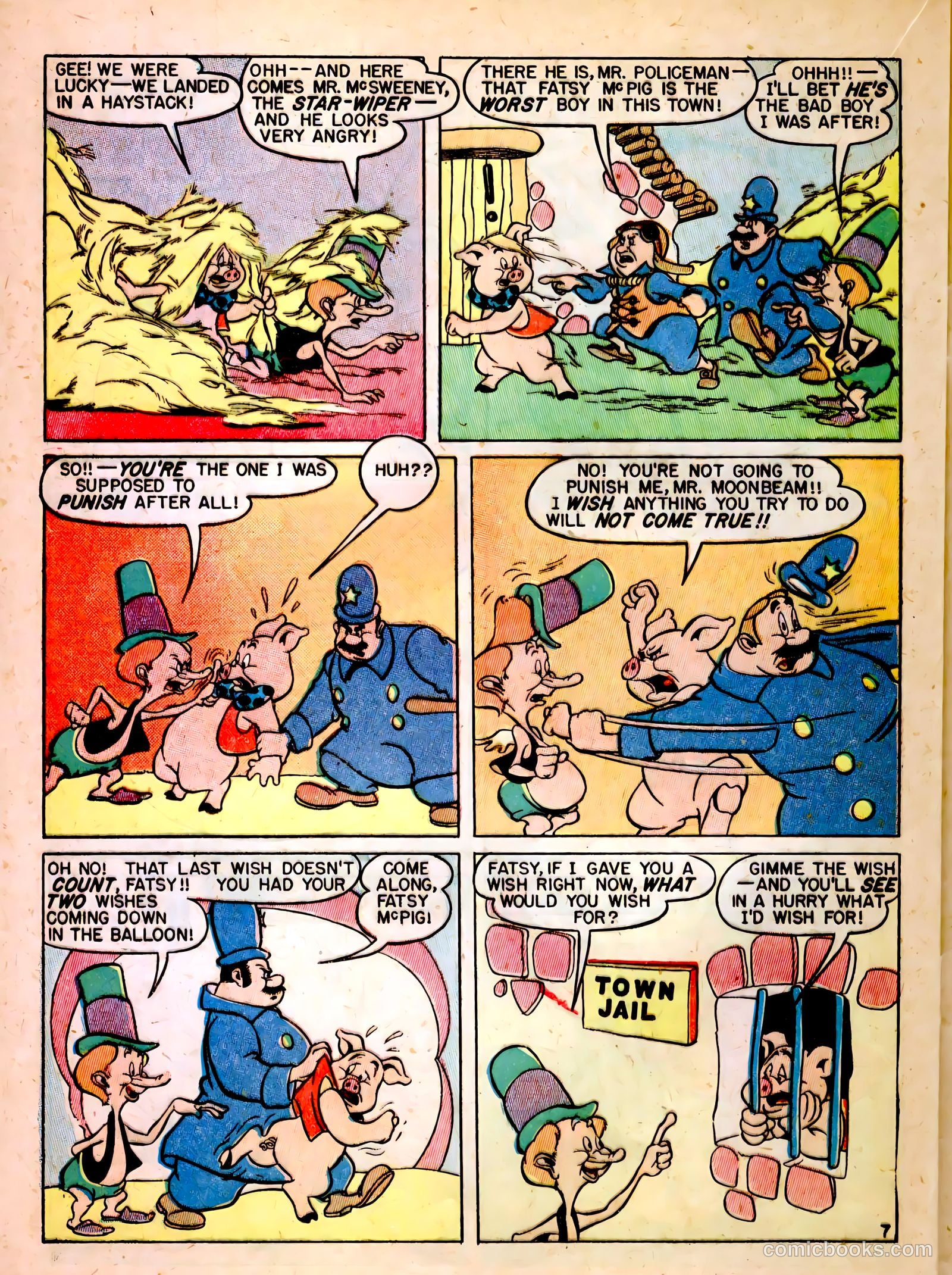 Punch and Judy Comics #1 (1944, Hillman) — page 34 of 52