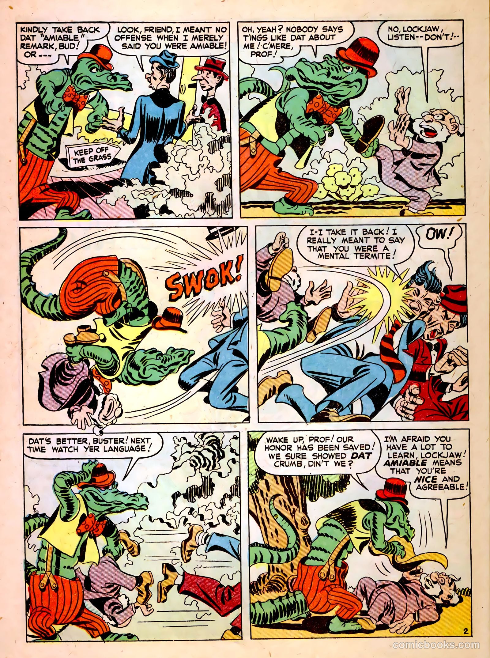 Punch and Judy Comics #1 (1944, Hillman) — page 36 of 52