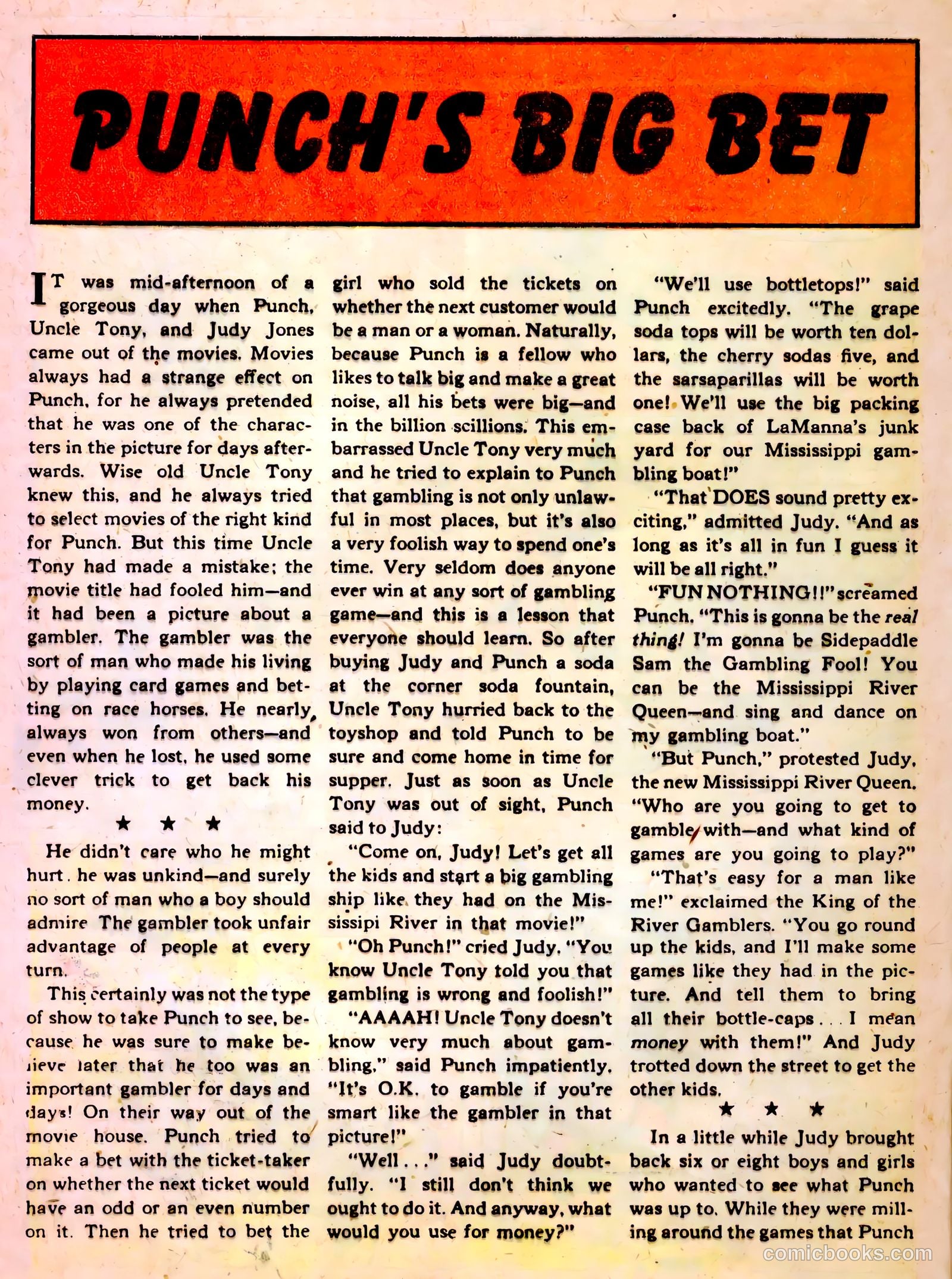 Punch and Judy Comics #1 (1944, Hillman) — page 40 of 52