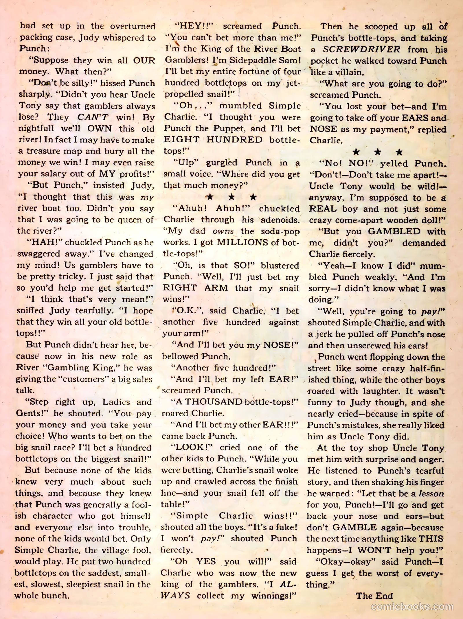 Punch and Judy Comics #1 (1944, Hillman) — page 41 of 52