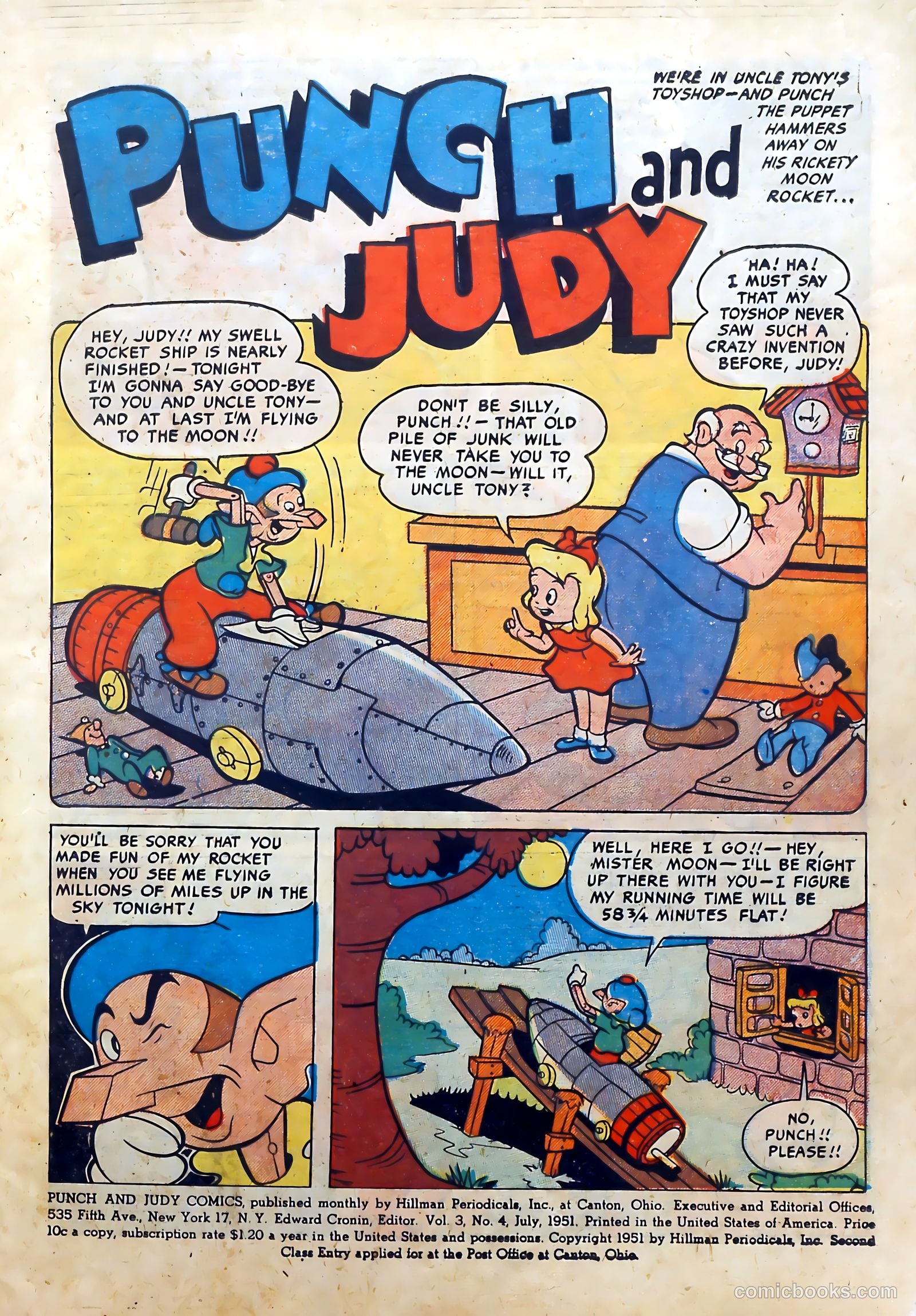 Punch and Judy Comics #4 (1951) — page 3 of 36