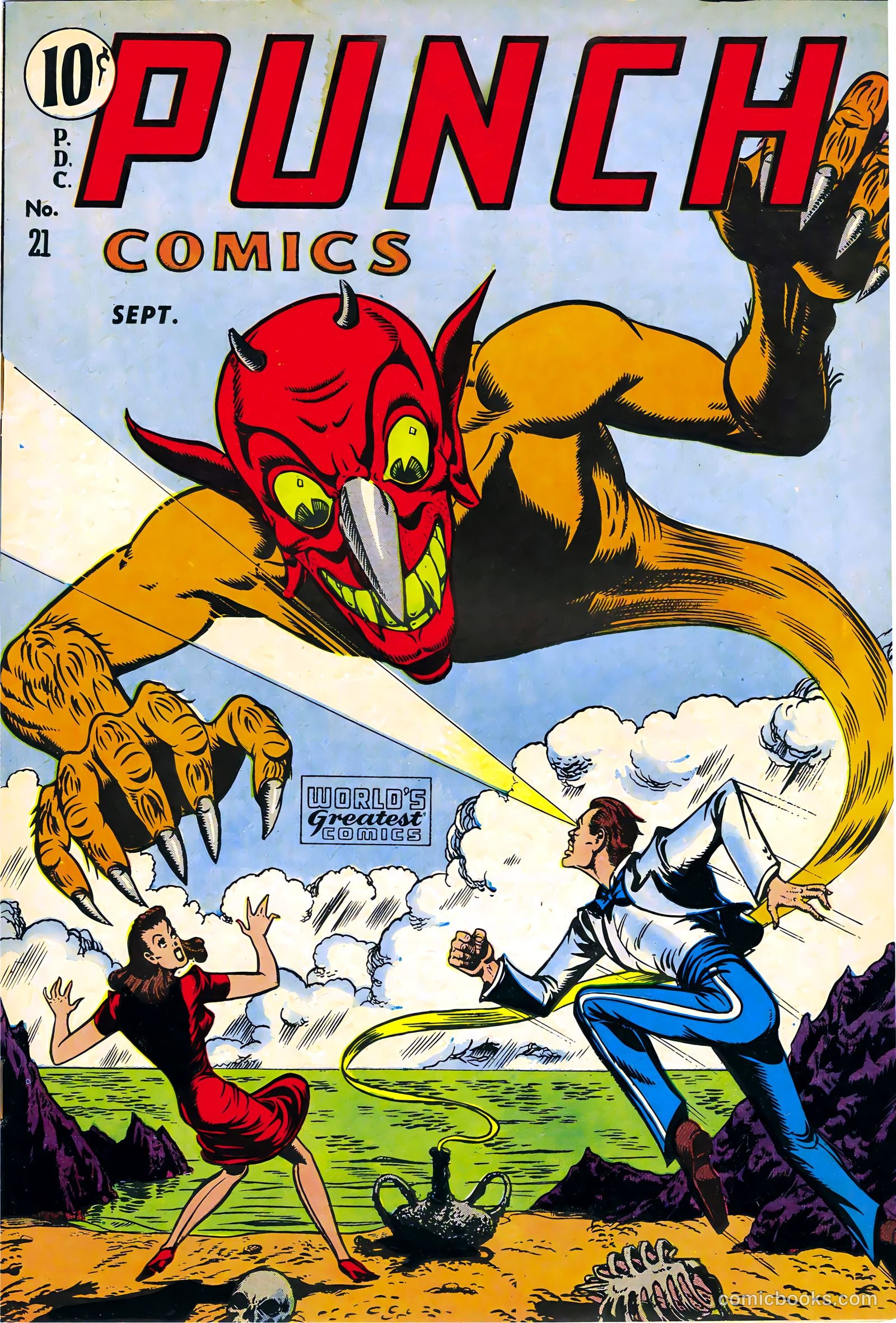 Punch Comics #21 cover
