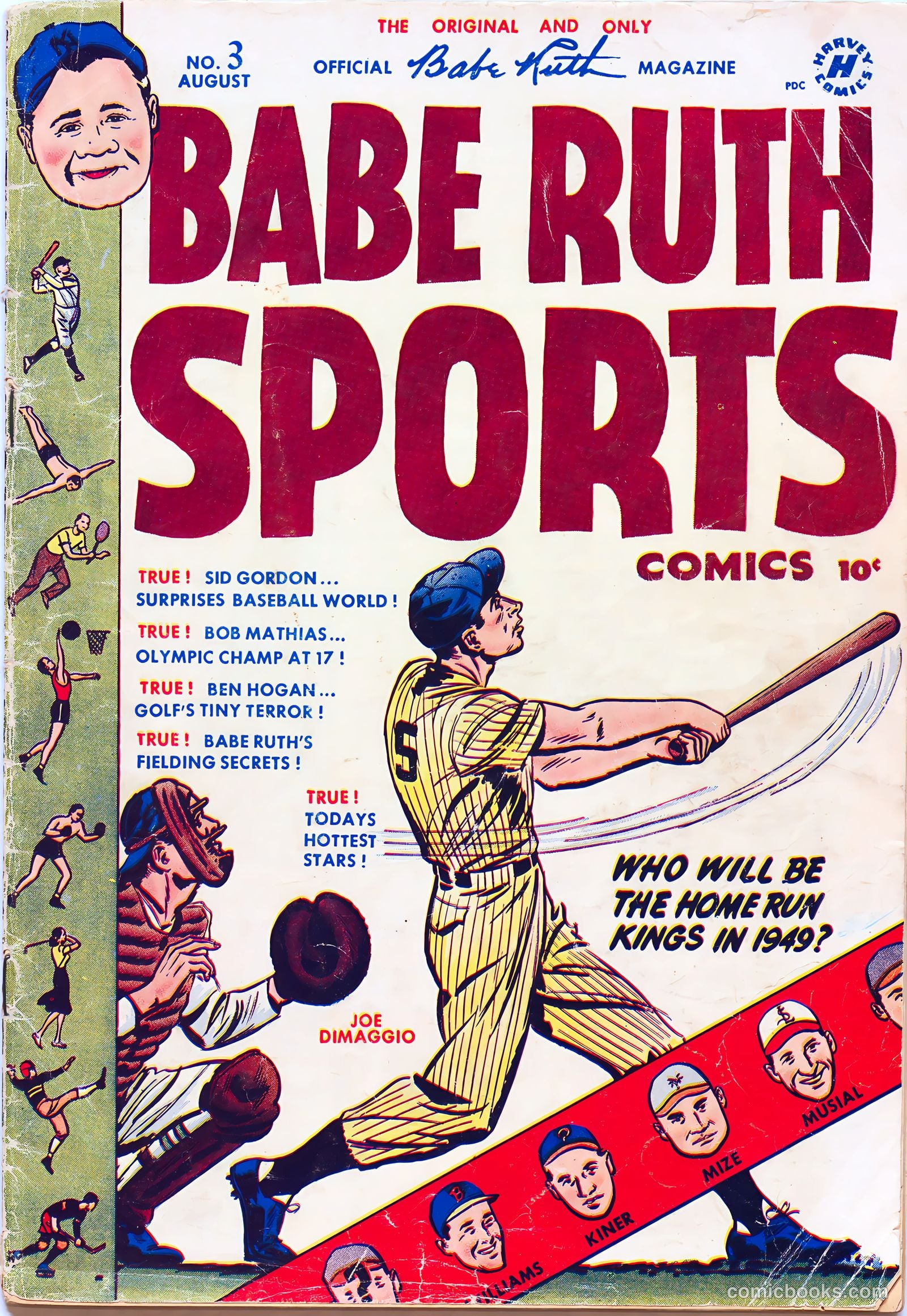 Babe Ruth Sports Comics