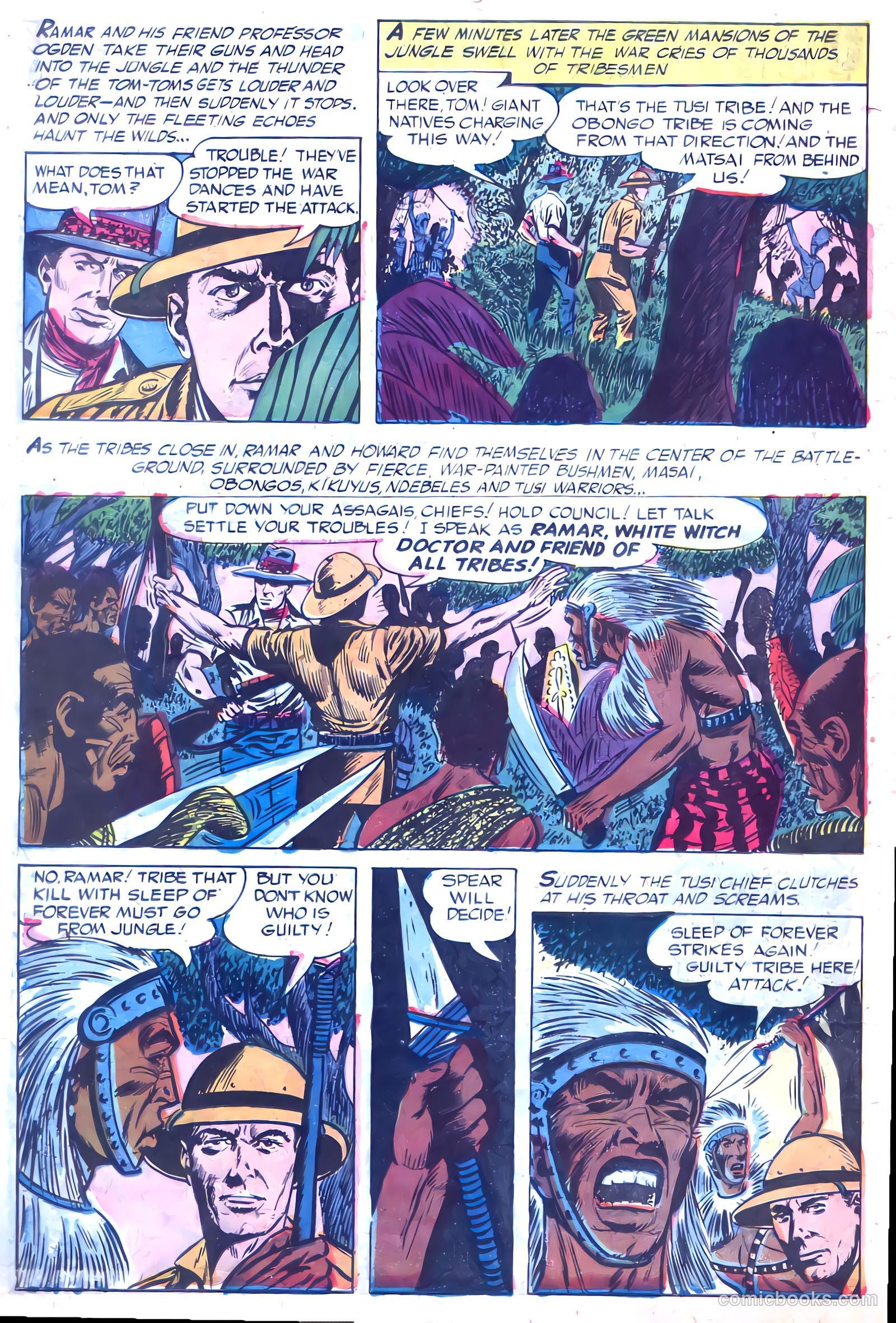 Ramar of the Jungle #1 (1954) — page 23