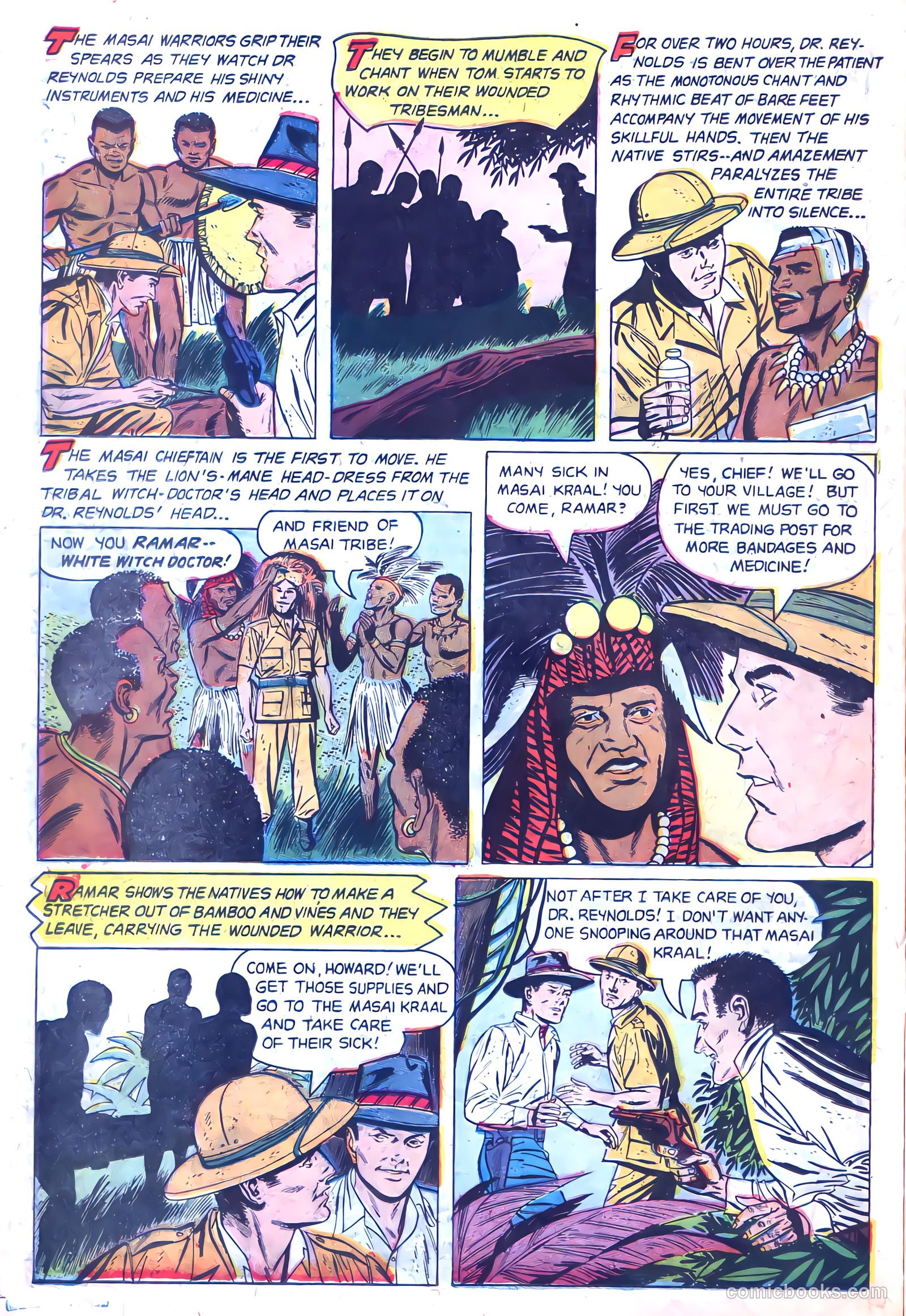 Ramar of the Jungle #1 (1954) — page 36