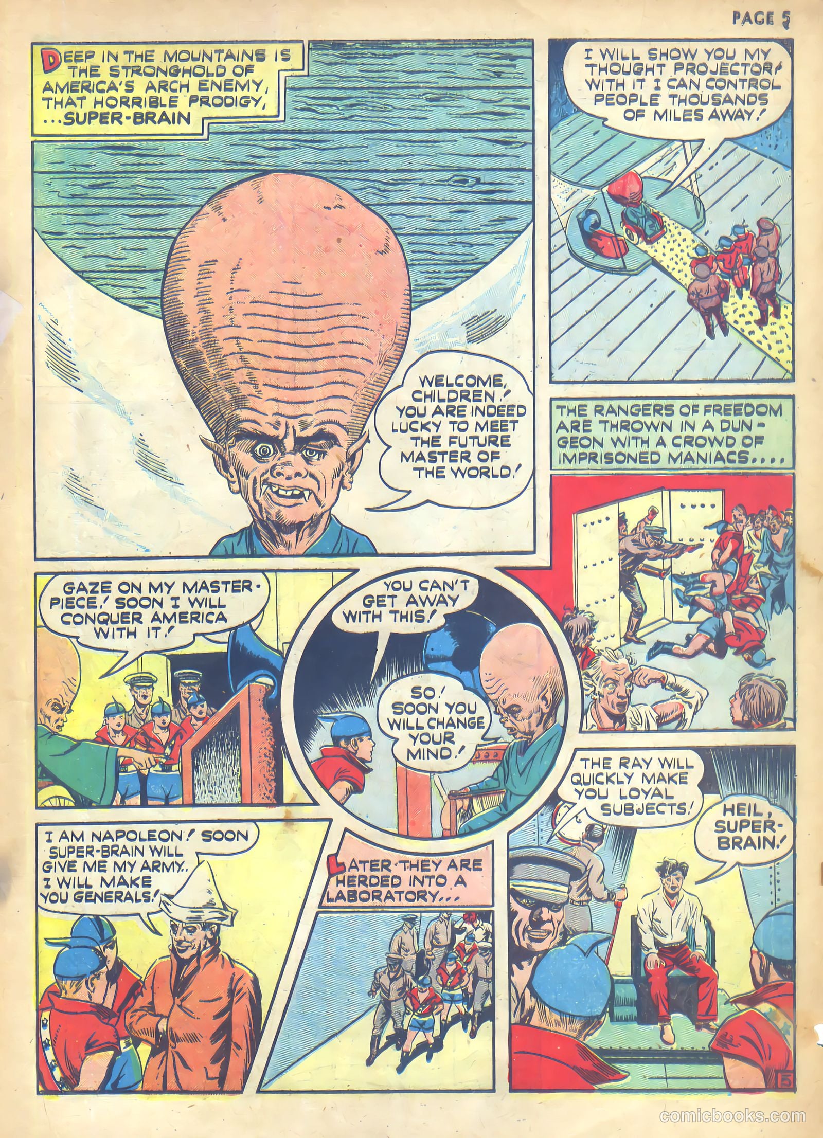 Rangers Comics #1 (1941, Flying Stories, Inc.) — page 7 of 68