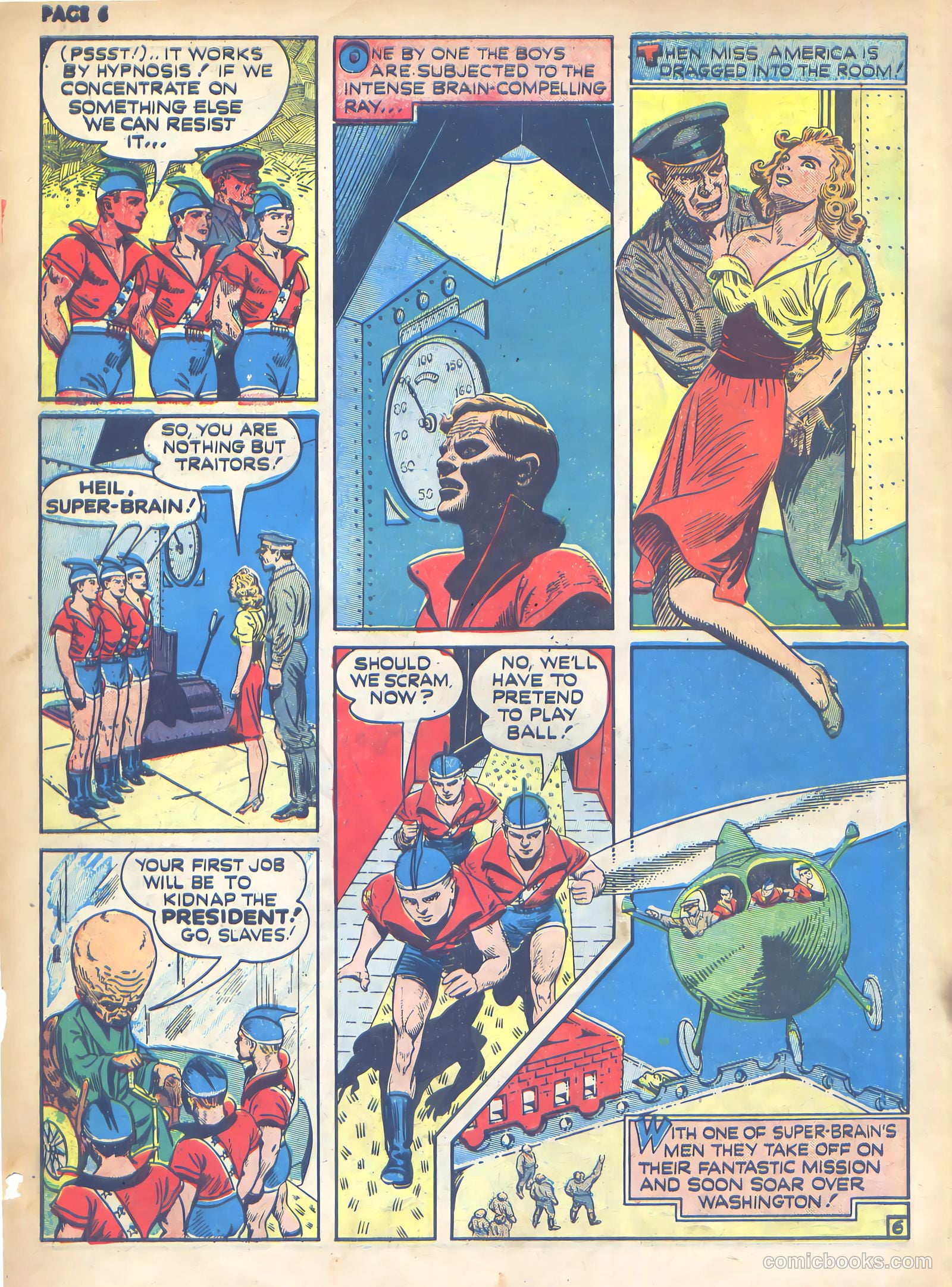 Rangers Comics #1 (1941, Flying Stories, Inc.) — page 8 of 68