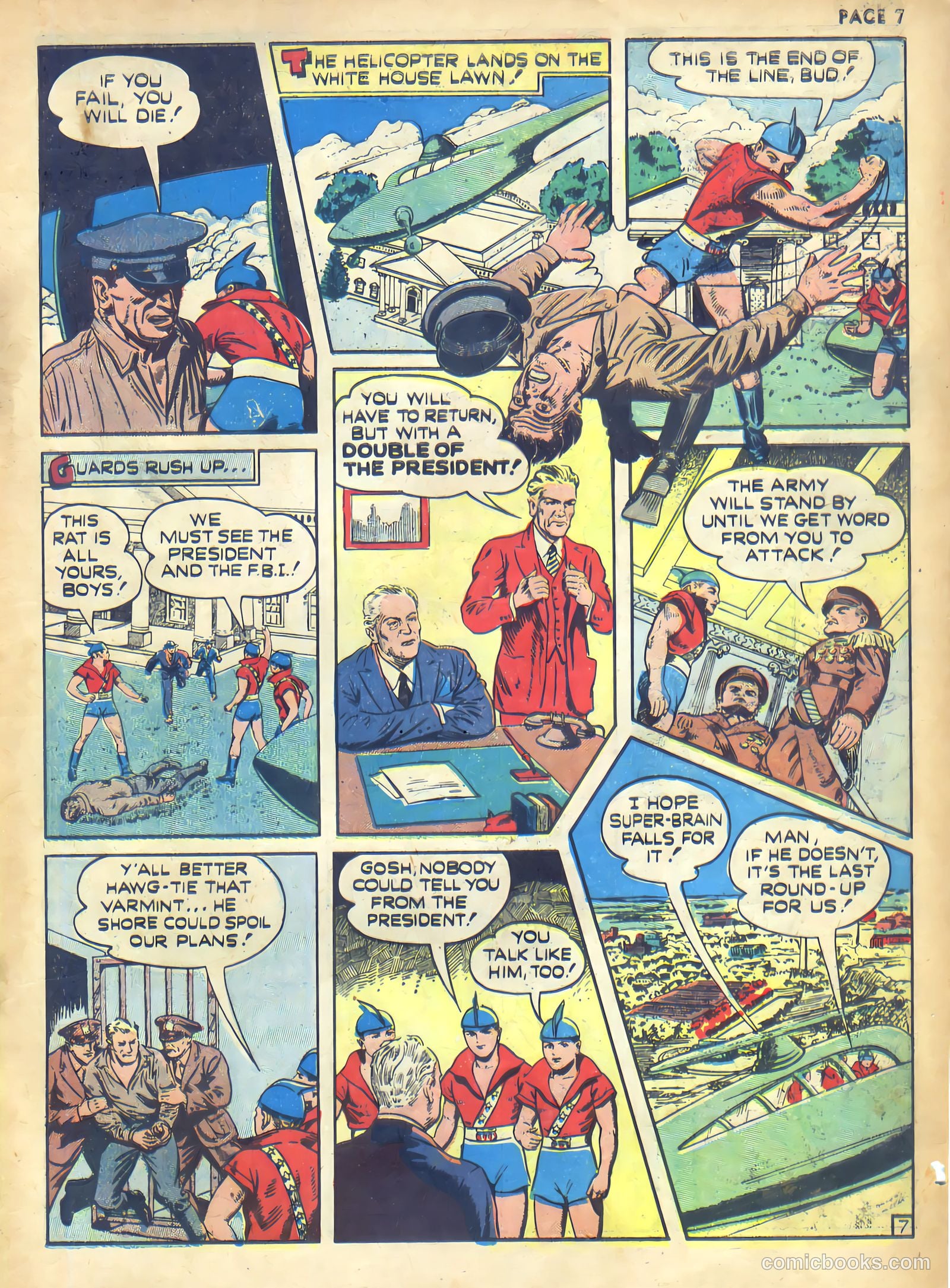 Rangers Comics #1 (1941, Flying Stories, Inc.) — page 9 of 68