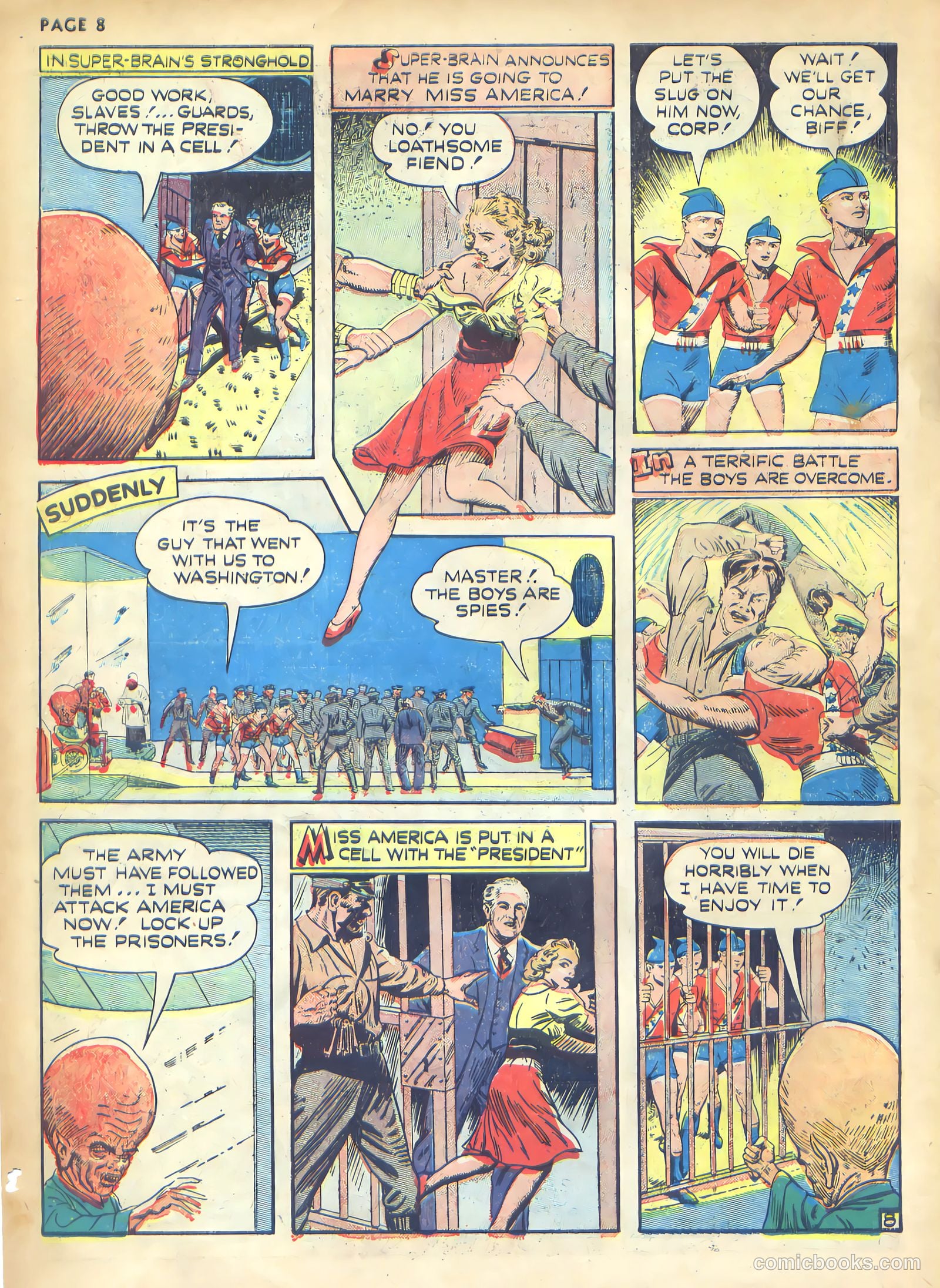 Rangers Comics #1 (1941, Flying Stories, Inc.) — page 10 of 68