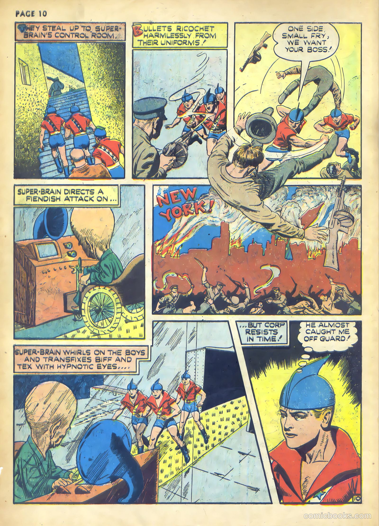 Rangers Comics #1 (1941, Flying Stories, Inc.) — page 12 of 68