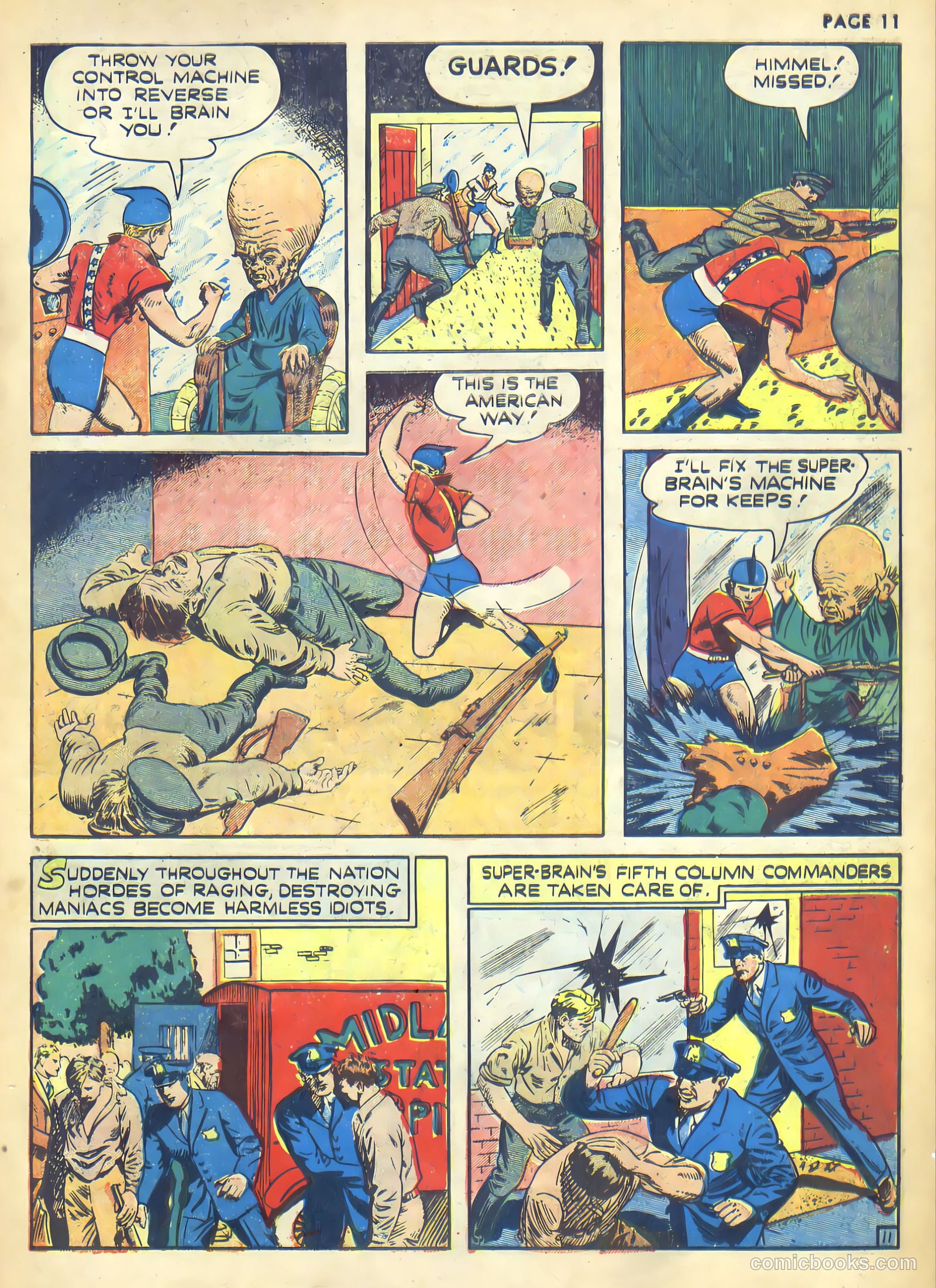 Rangers Comics #1 (1941, Flying Stories, Inc.) — page 13 of 68