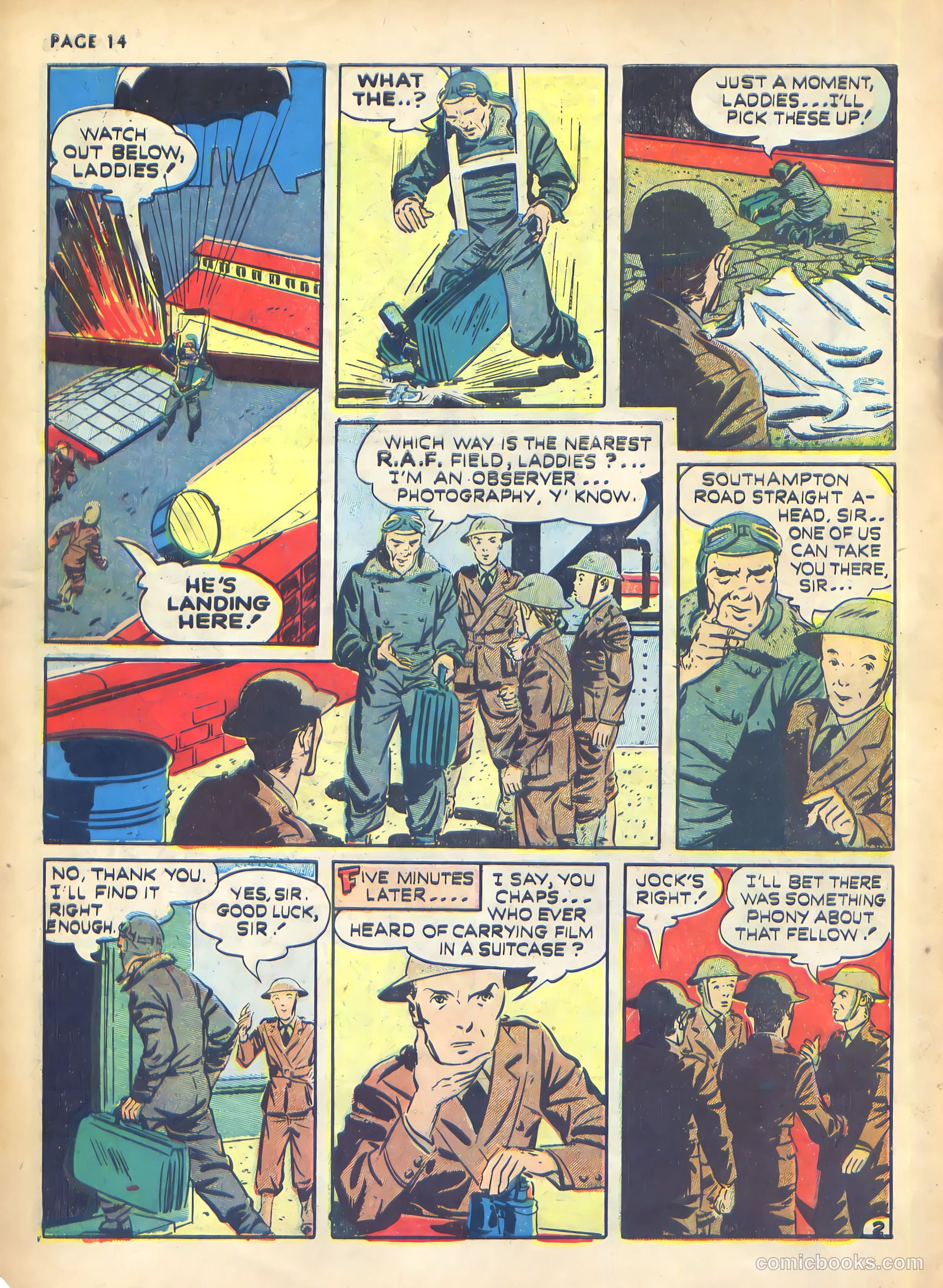 Rangers Comics #1 (1941, Flying Stories, Inc.) — page 16 of 68