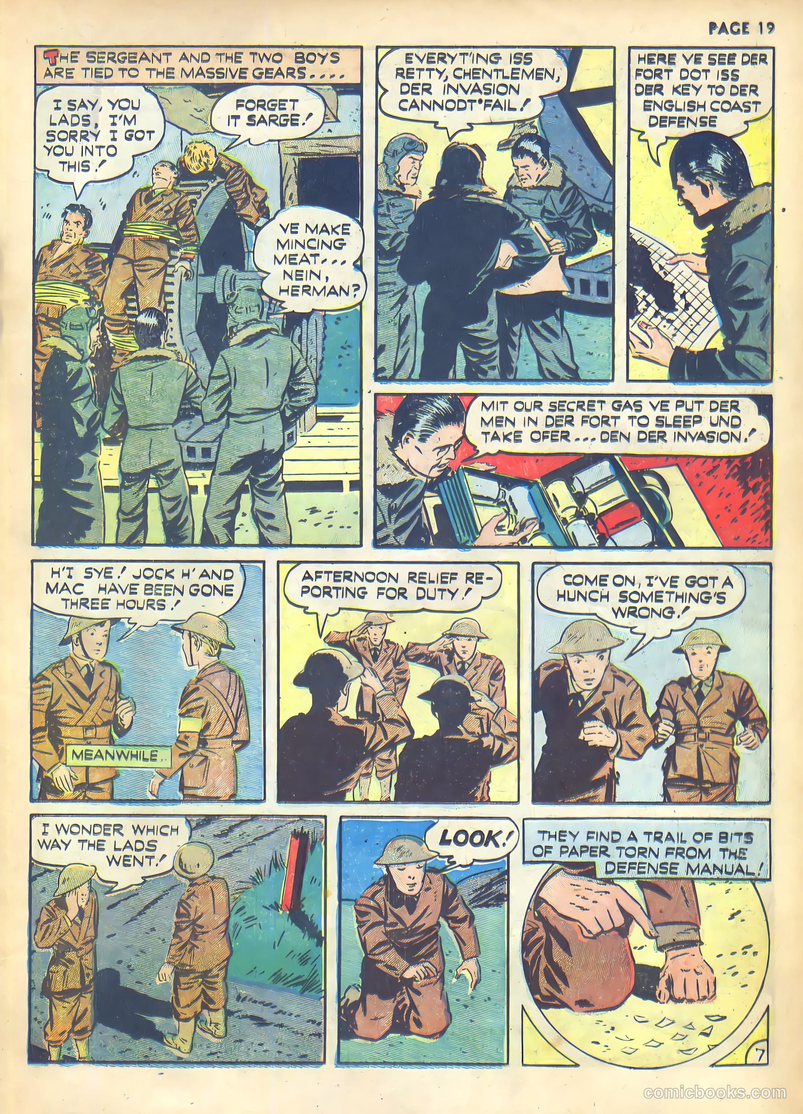 Rangers Comics #1 (1941, Flying Stories, Inc.) — page 21 of 68