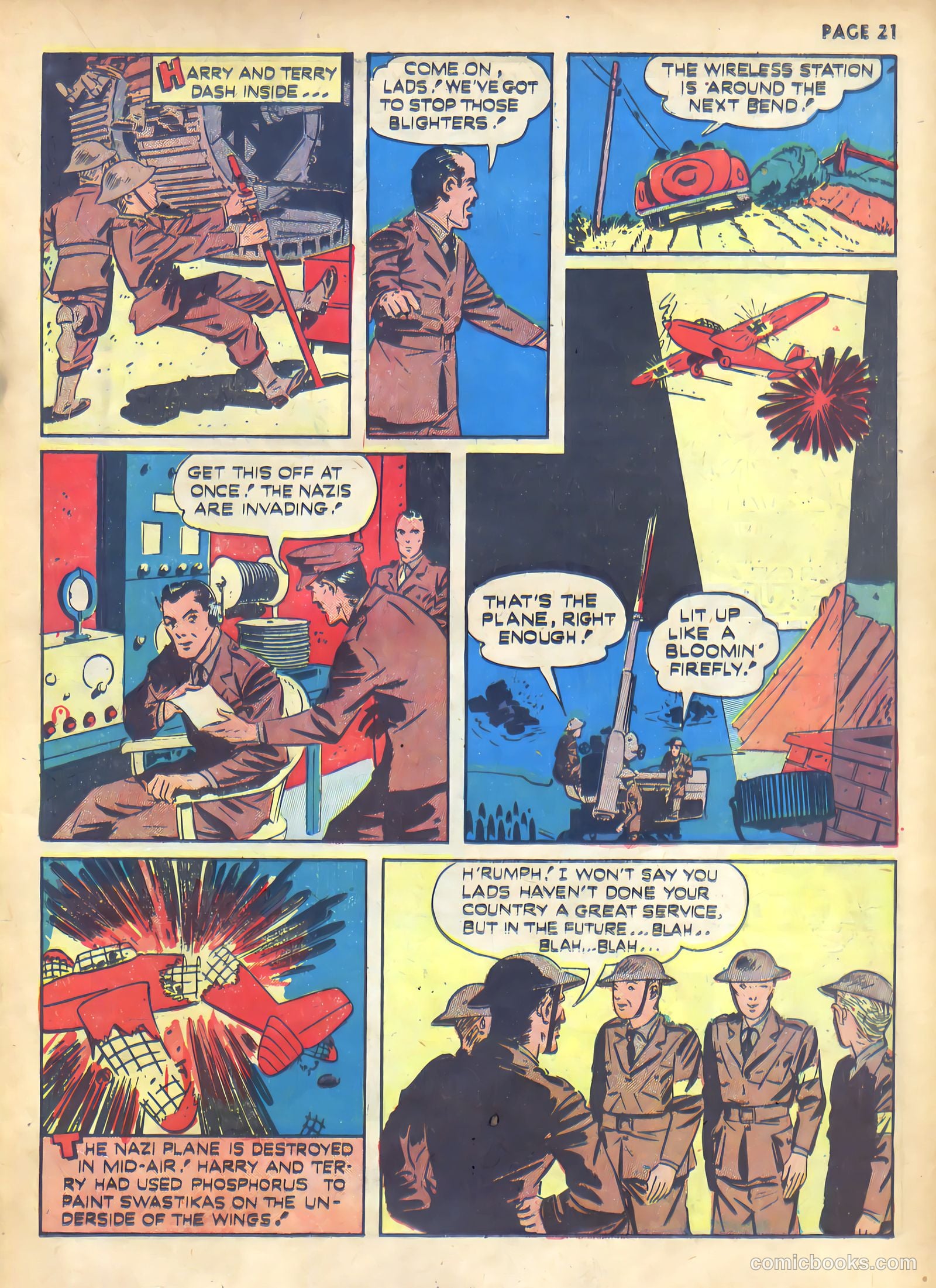 Rangers Comics #1 (1941, Flying Stories, Inc.) — page 23 of 68