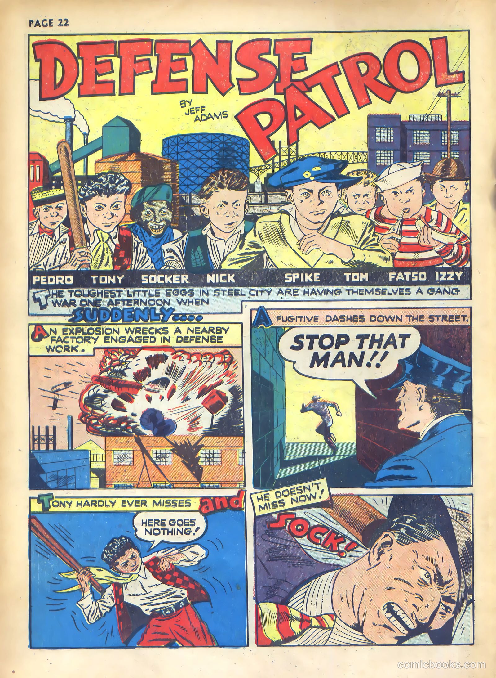 Rangers Comics #1 (1941, Flying Stories, Inc.) — page 24 of 68