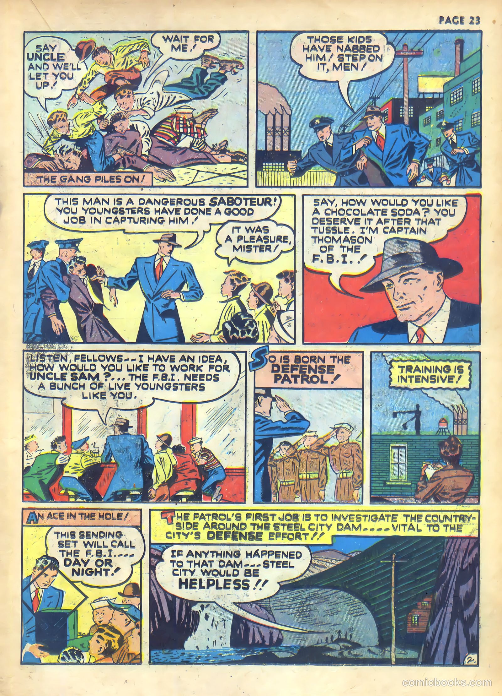 Rangers Comics #1 (1941, Flying Stories, Inc.) — page 25 of 68