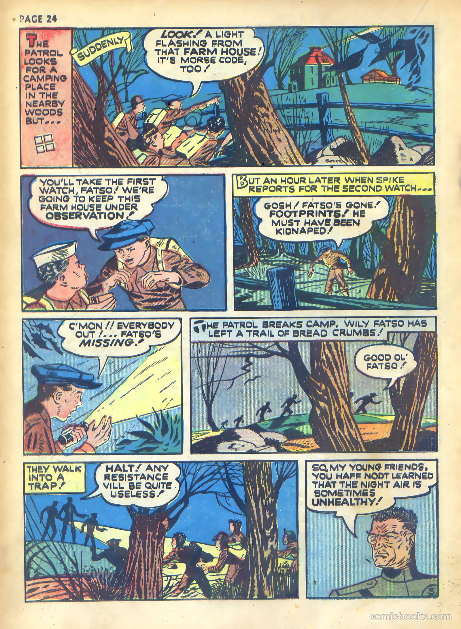 Rangers Comics #1 (1941, Flying Stories, Inc.) — page 26 of 68