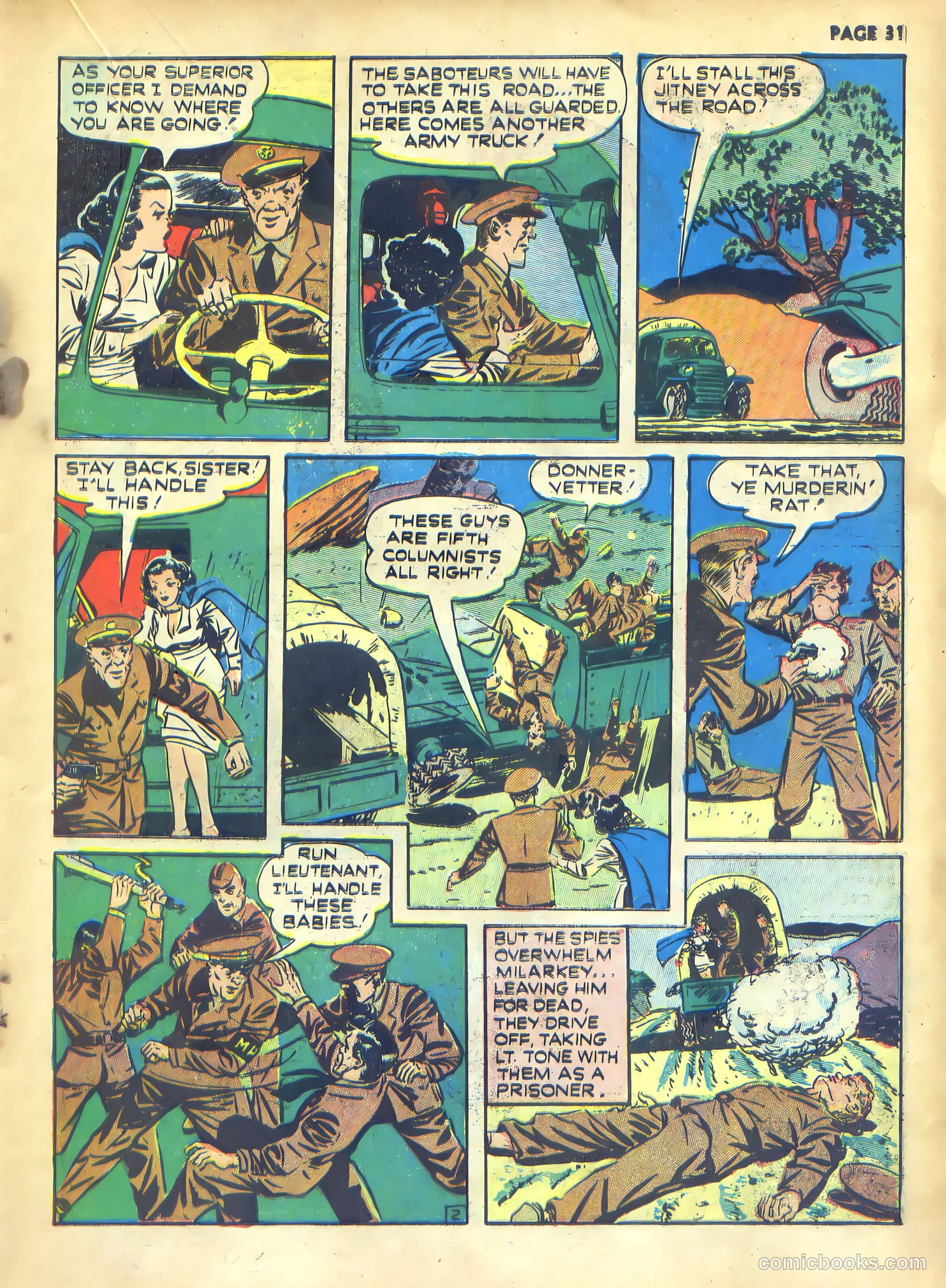 Rangers Comics #1 (1941, Flying Stories, Inc.) — page 33 of 68
