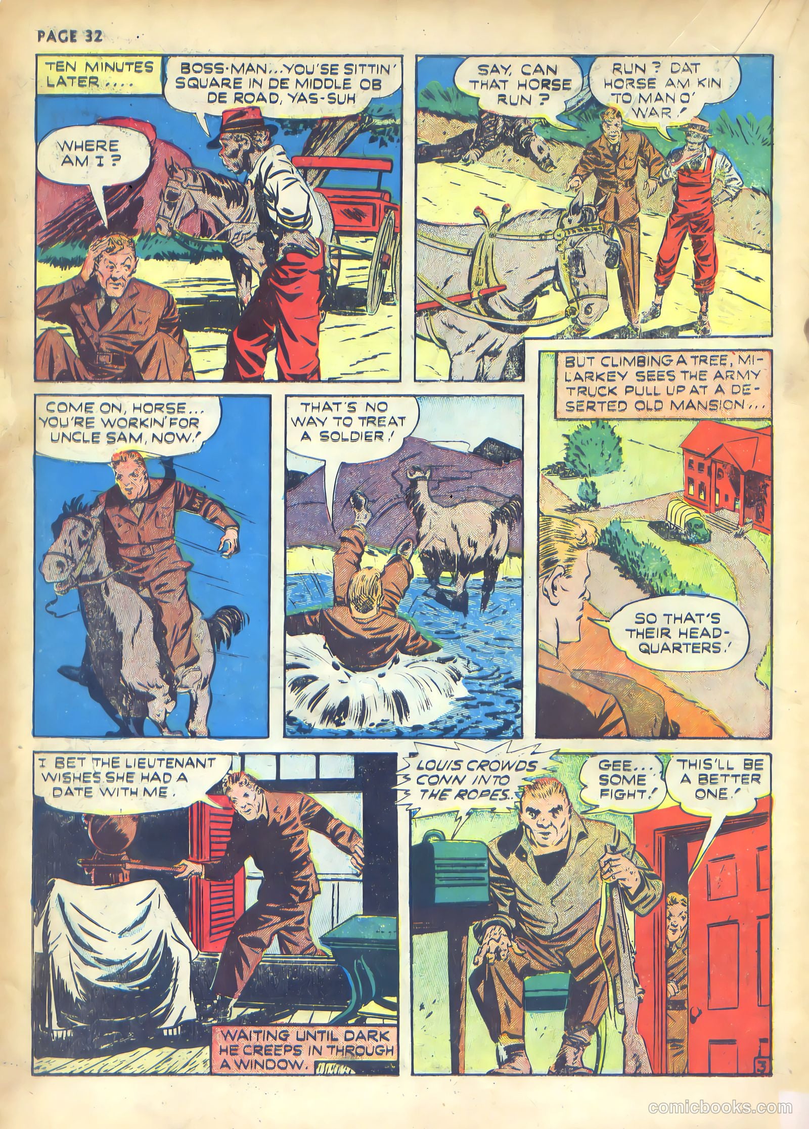 Rangers Comics #1 (1941, Flying Stories, Inc.) — page 34 of 68